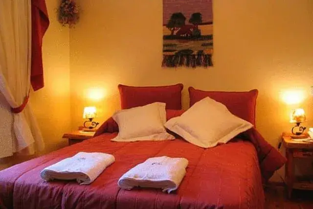Bed in Hostería Traunco Bed in Hostería Traunco