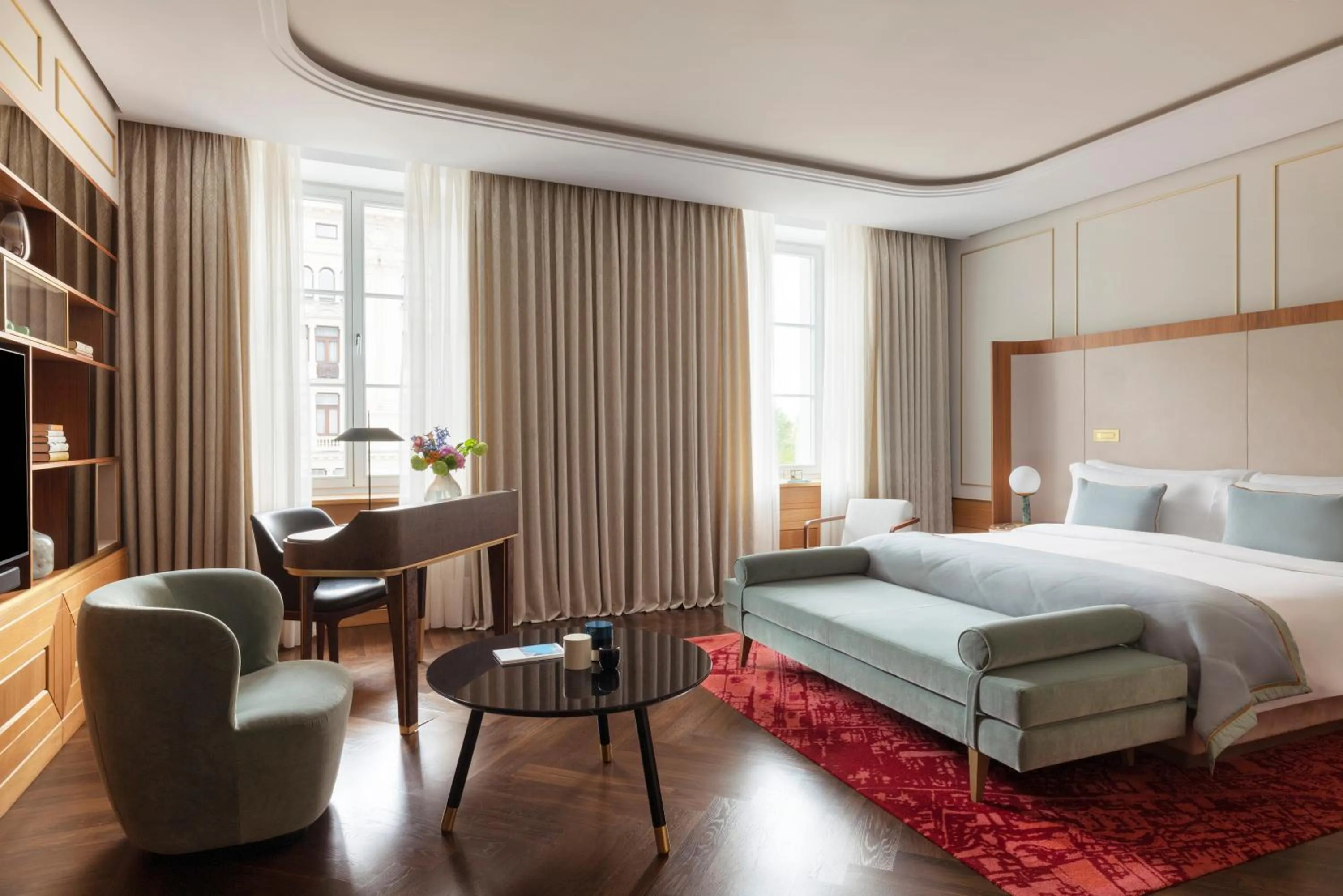 Bedroom, Bed in Raffles Europejski Warsaw