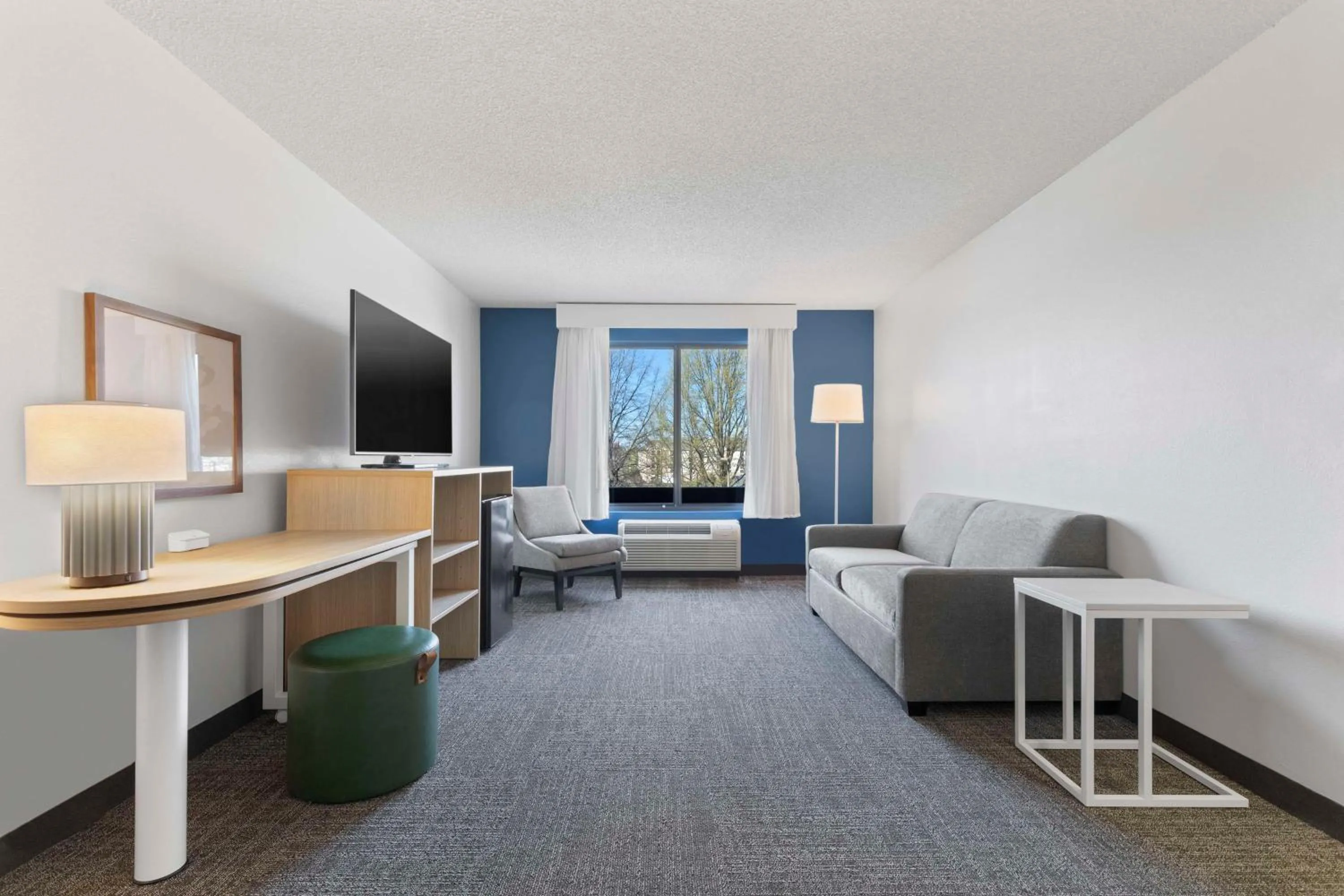 Living room in Spark By Hilton Greensboro