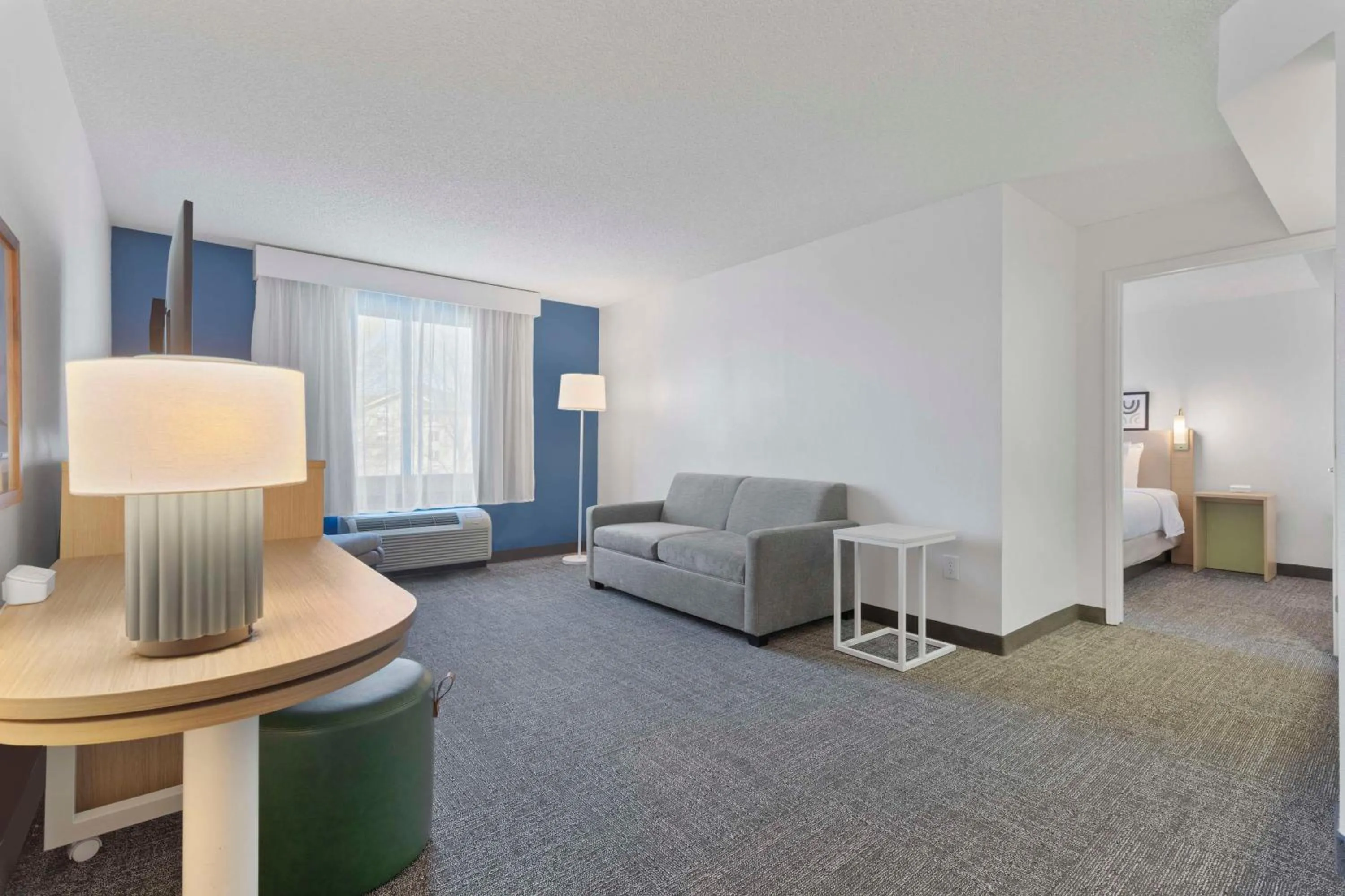 Living room, Bed in Spark By Hilton Greensboro