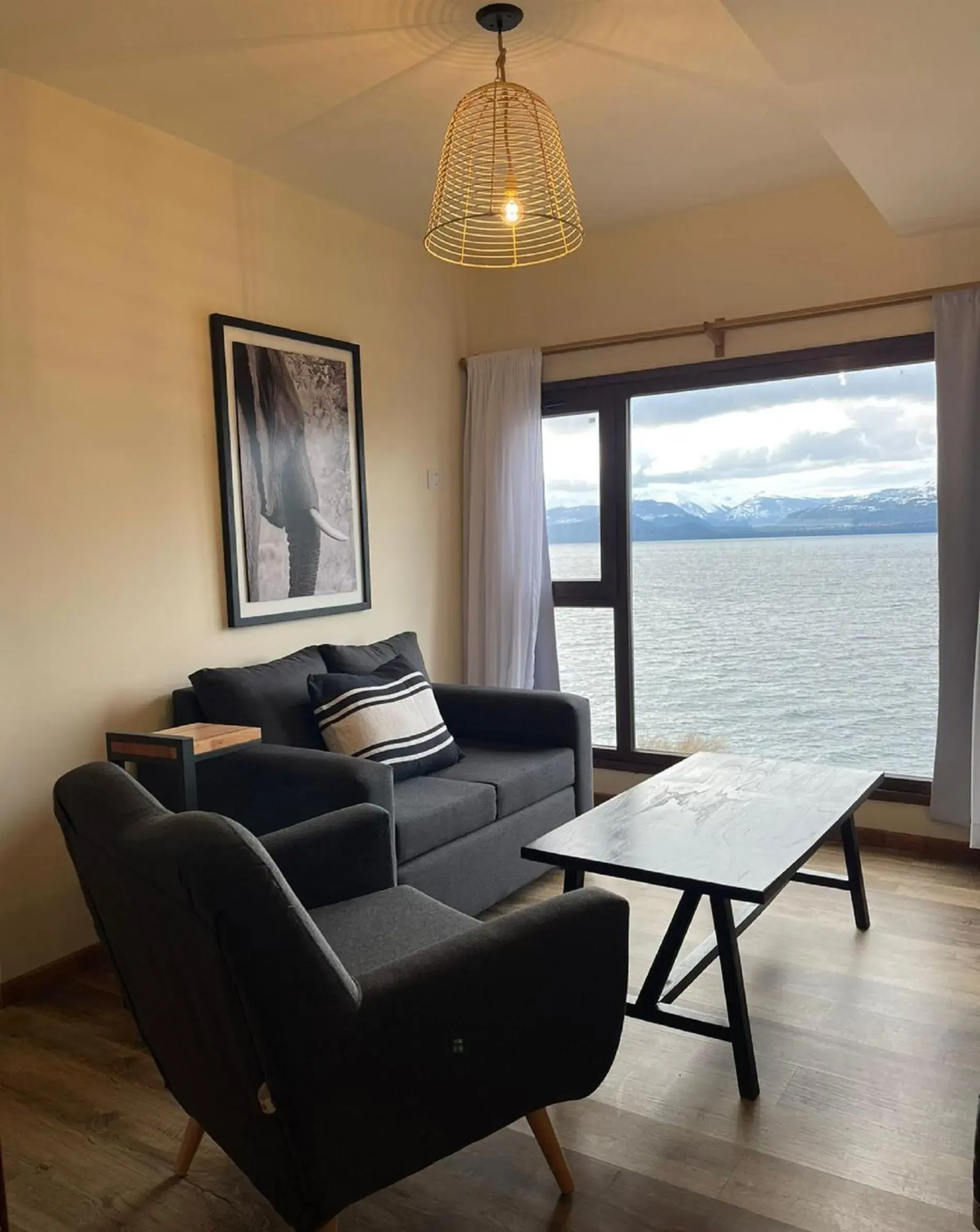 Living room in Hostería Nórdico Lake Living room in Hostería Nórdico Lake