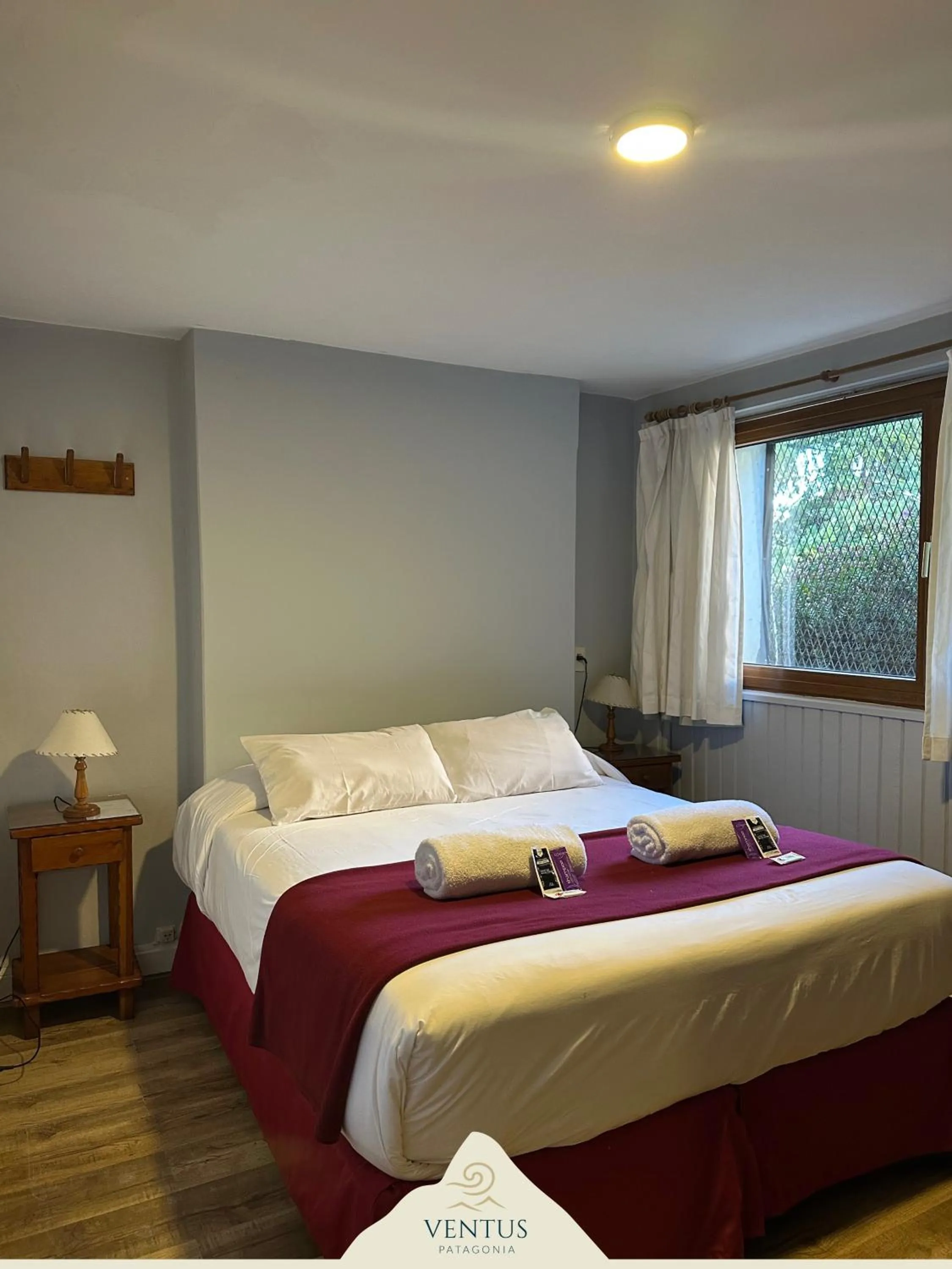 Bed in Hosteria Ventus Patagonia