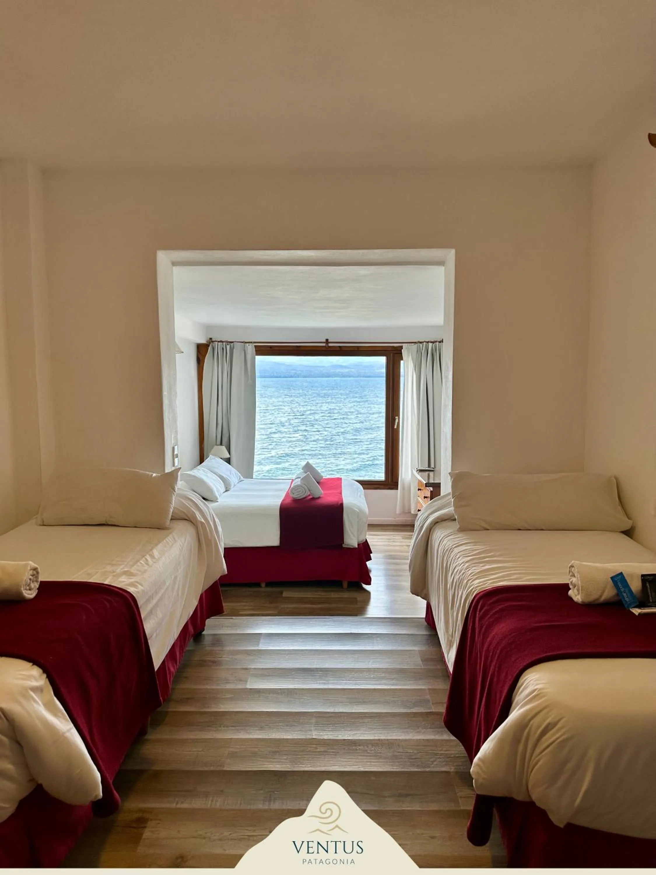 Lake view, Bed in Hosteria Ventus Patagonia