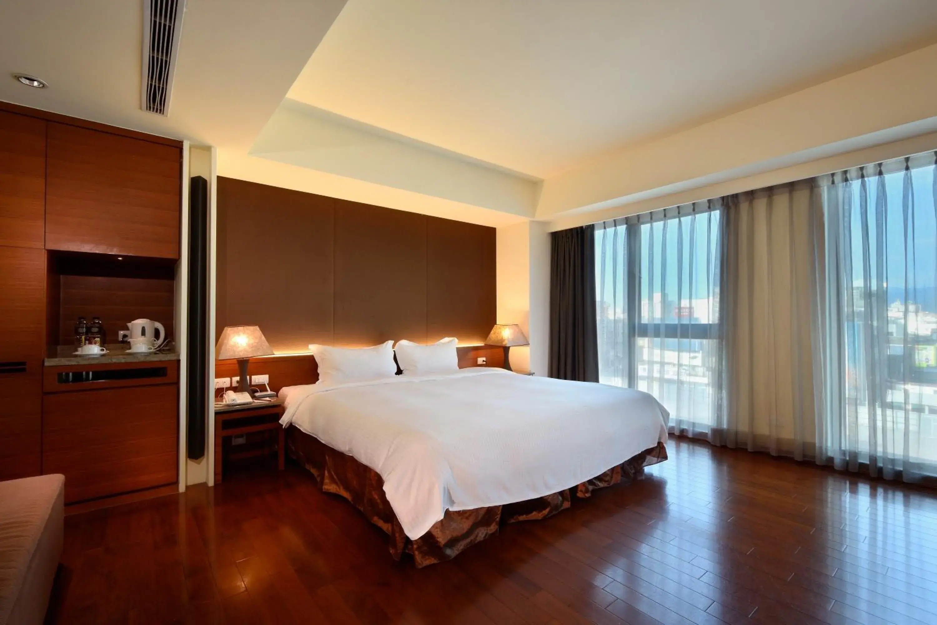 Bed in Fu Lyu Inn Bed in Fu Lyu Inn