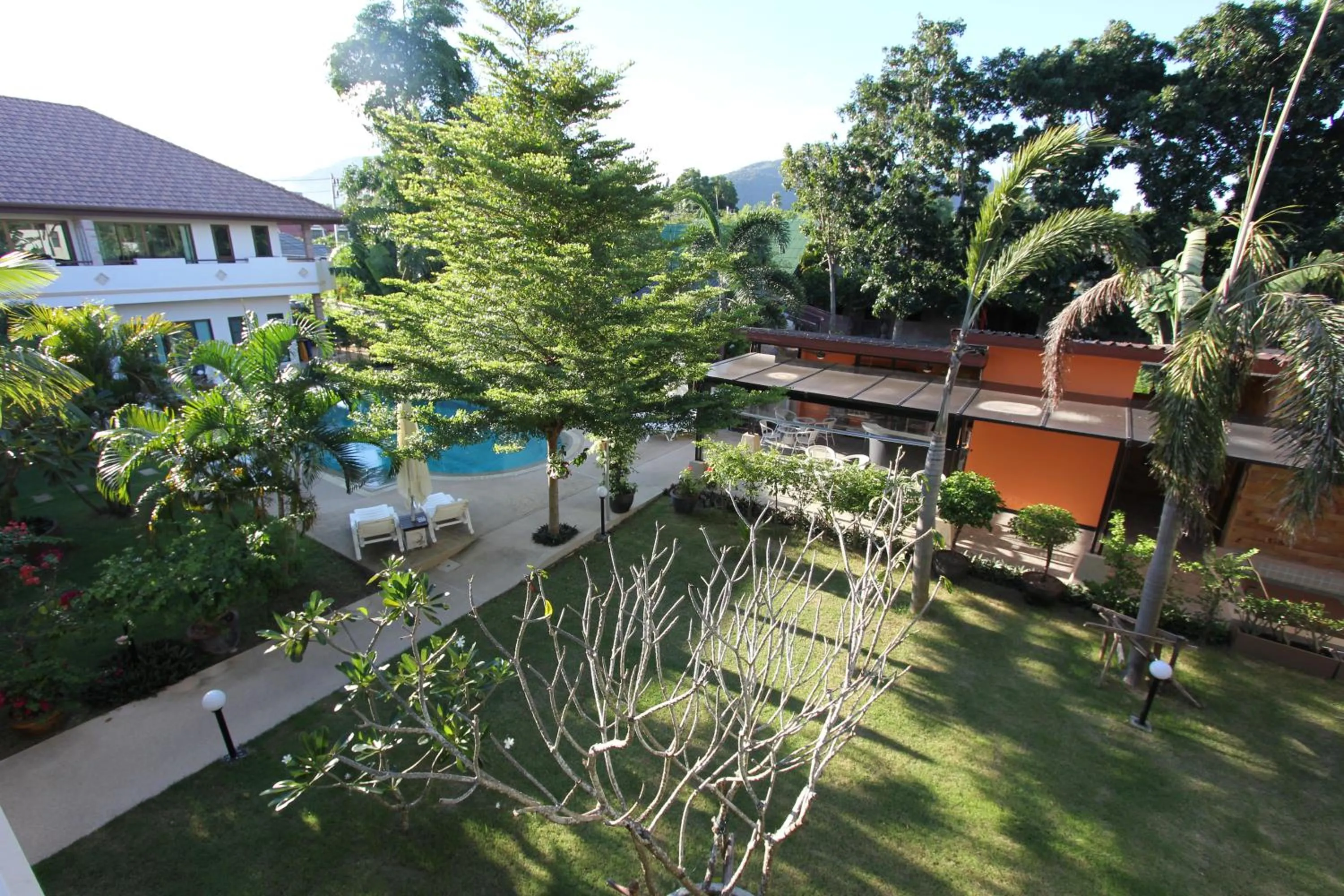 Garden view in Babylon Pool Villas