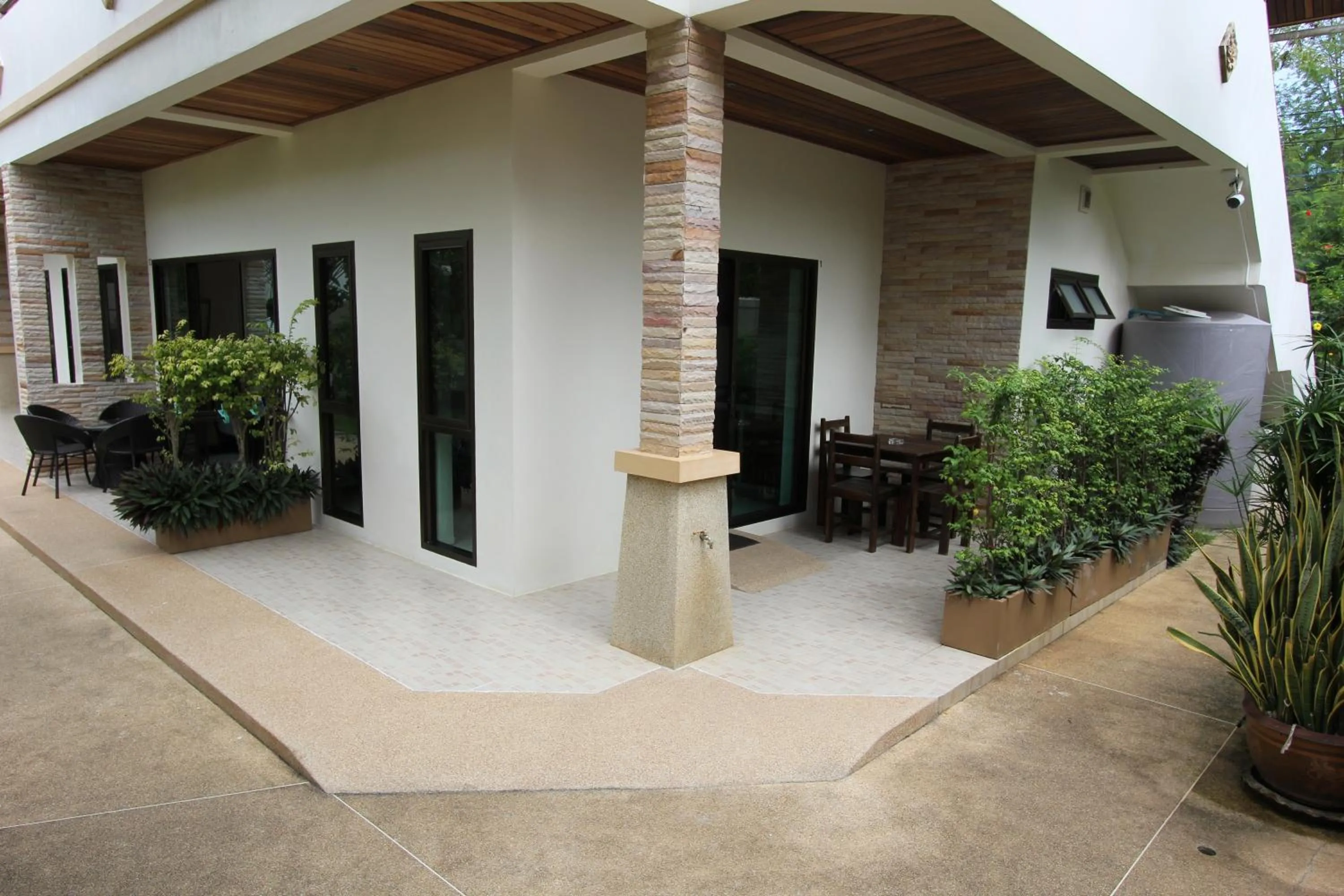 Patio in Babylon Pool Villas