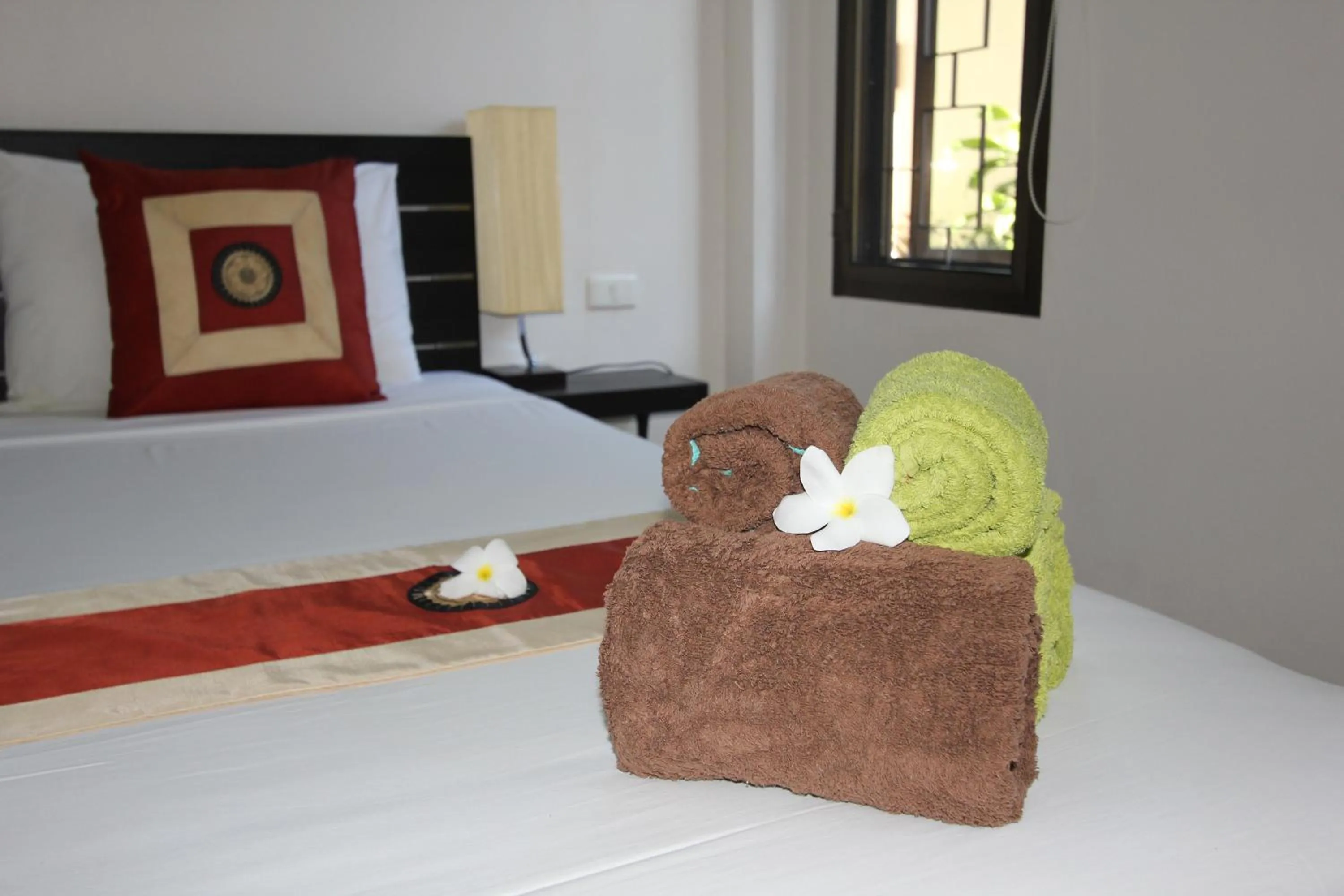 Bedroom, Bed in Babylon Pool Villas