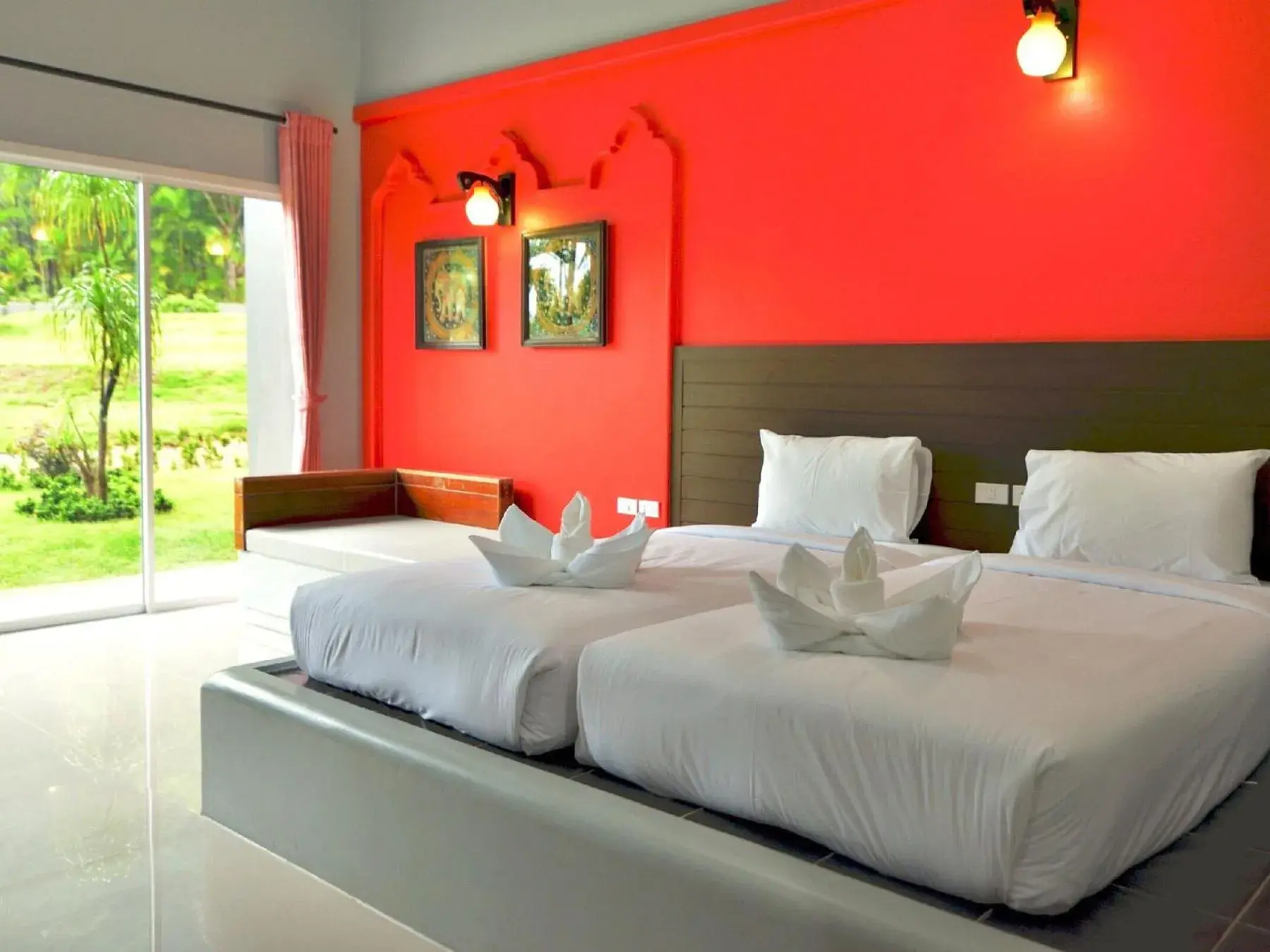 Bed in Arawan Beach Resort Krabi Bed in Arawan Beach Resort Krabi