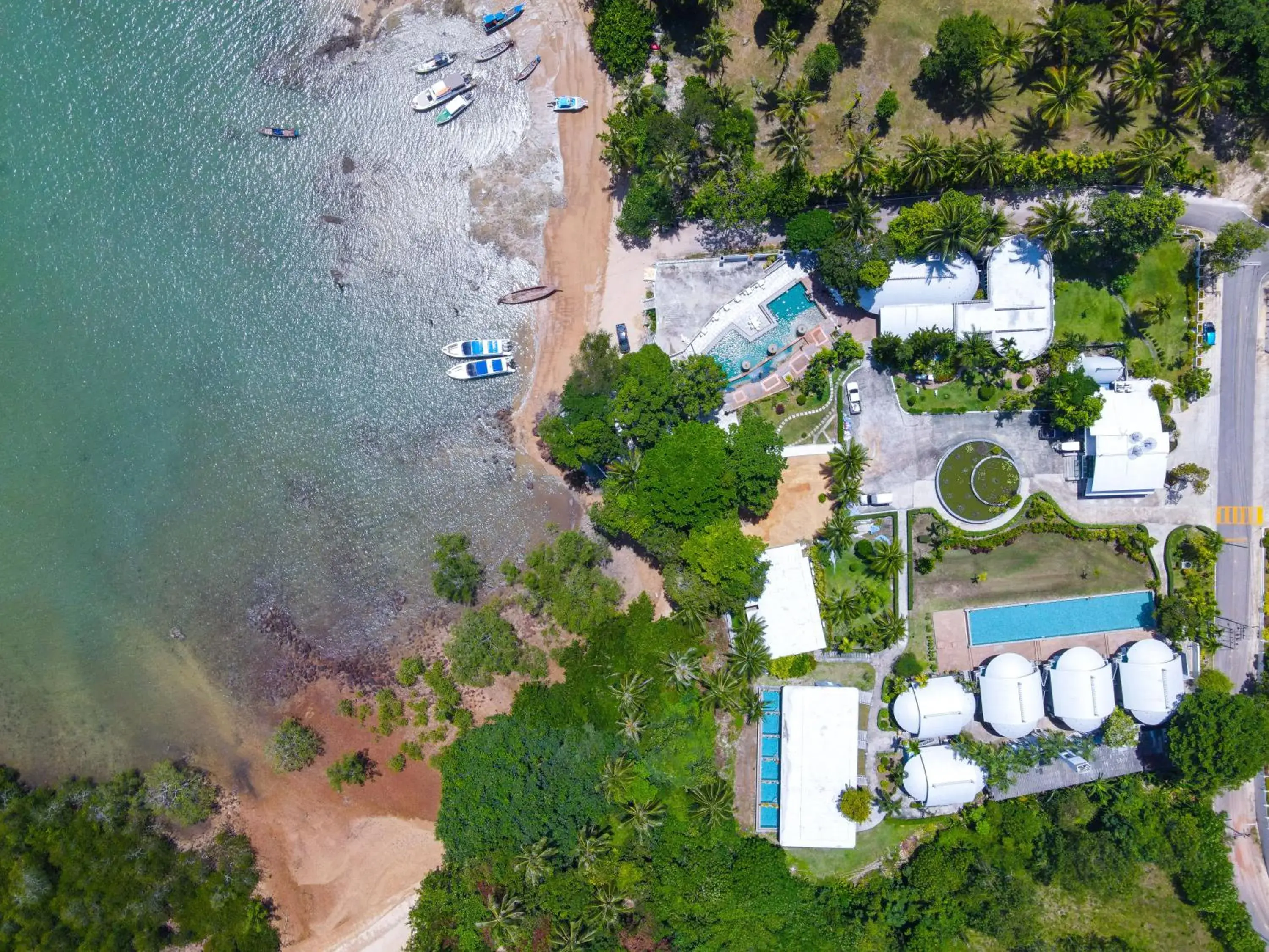 Bird's eye view in Arawan Beach Resort Krabi Bird's eye view in Arawan Beach Resort Krabi