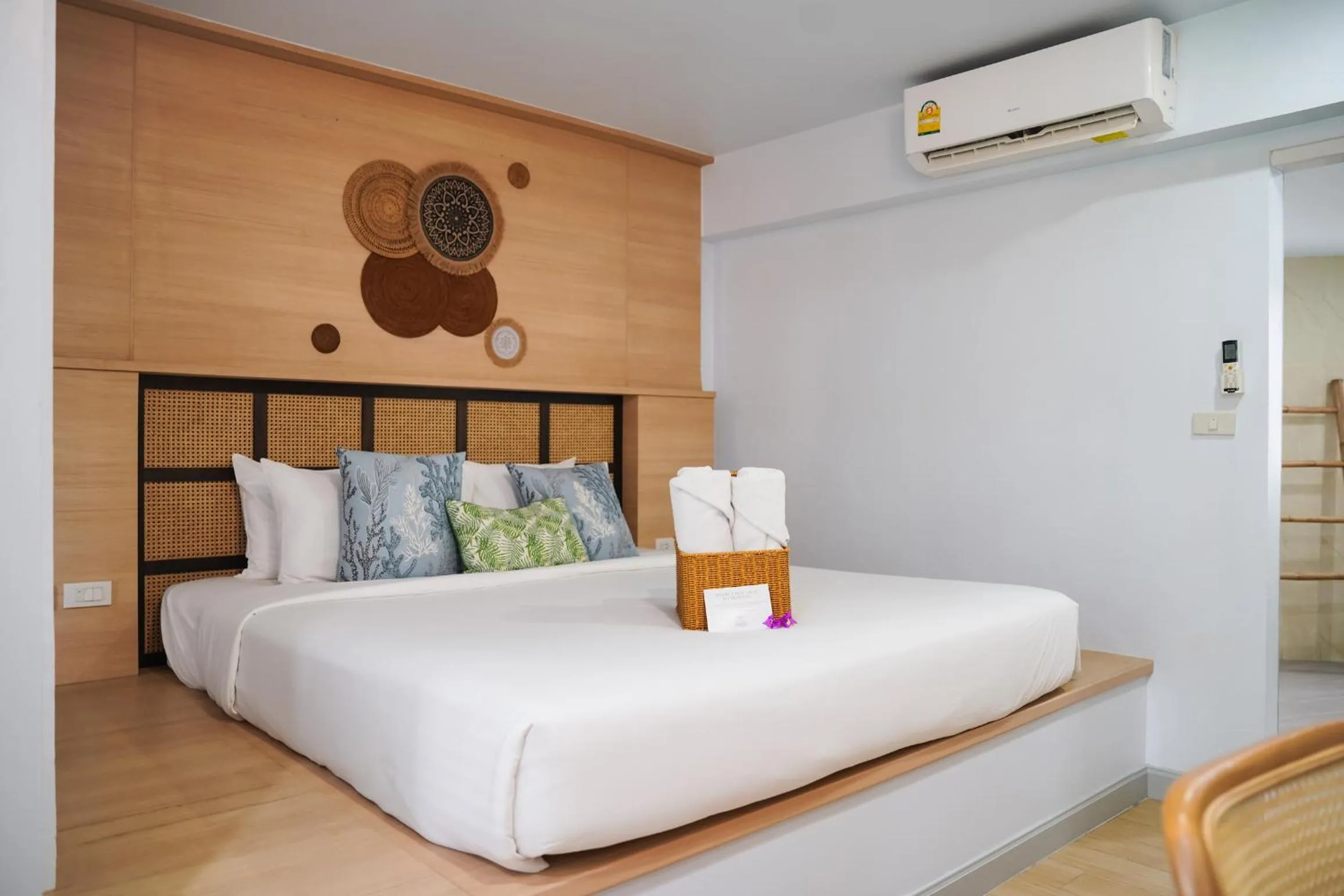 Bed in Arawan Beach Resort Krabi