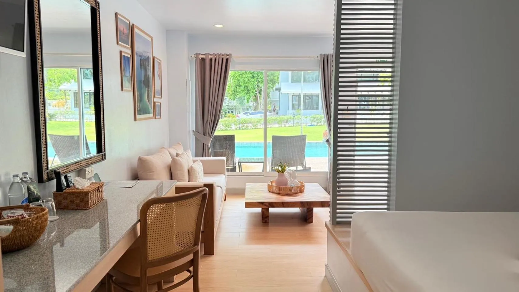 Pool view in Arawan Beach Resort Krabi