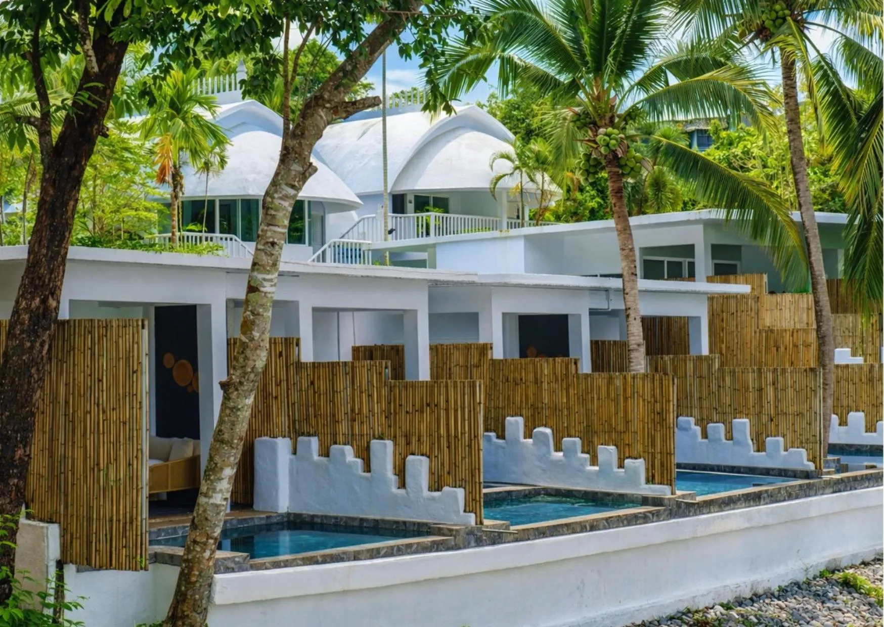 Pool view in Arawan Beach Resort Krabi