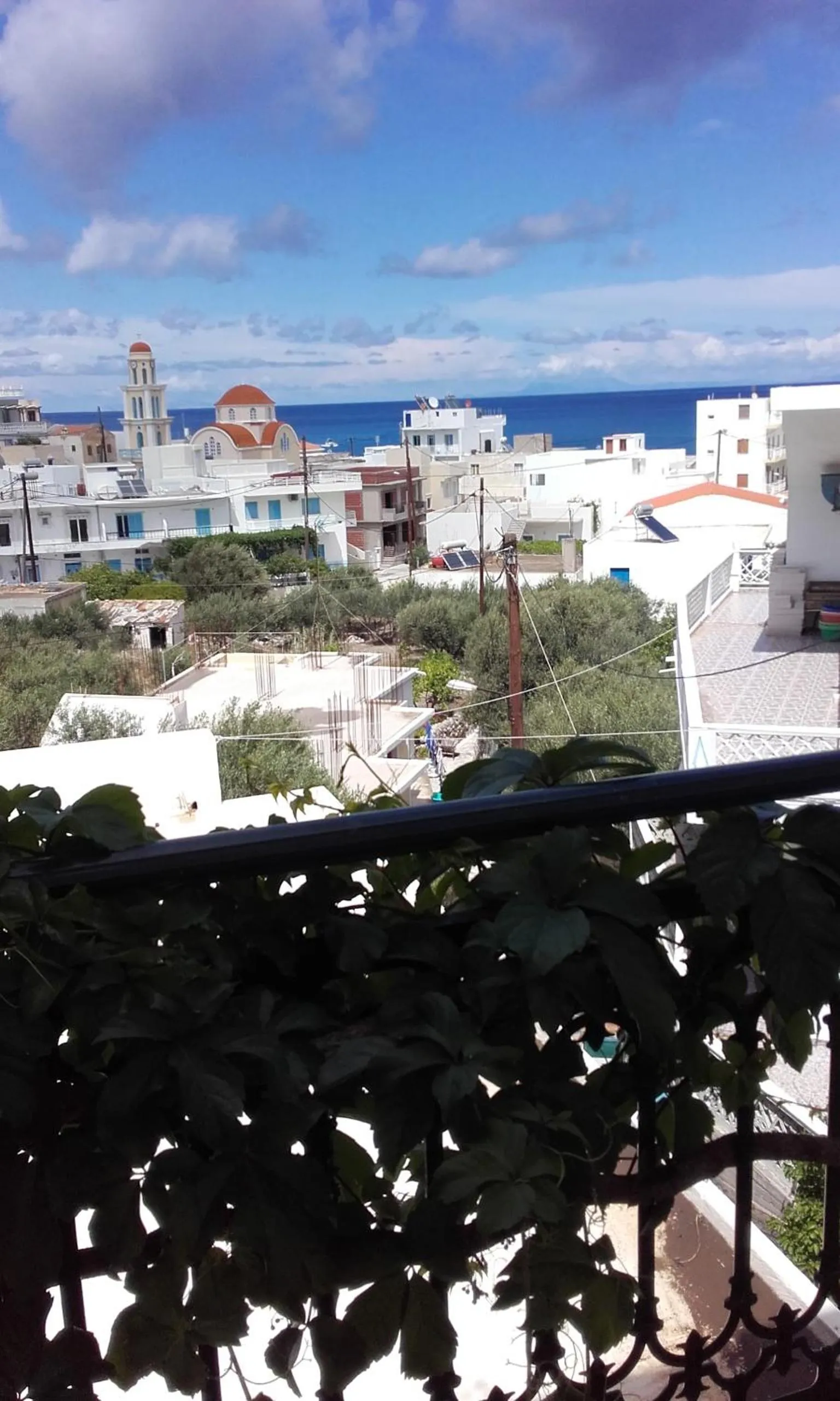 Balcony/Terrace in Nikos Hotel