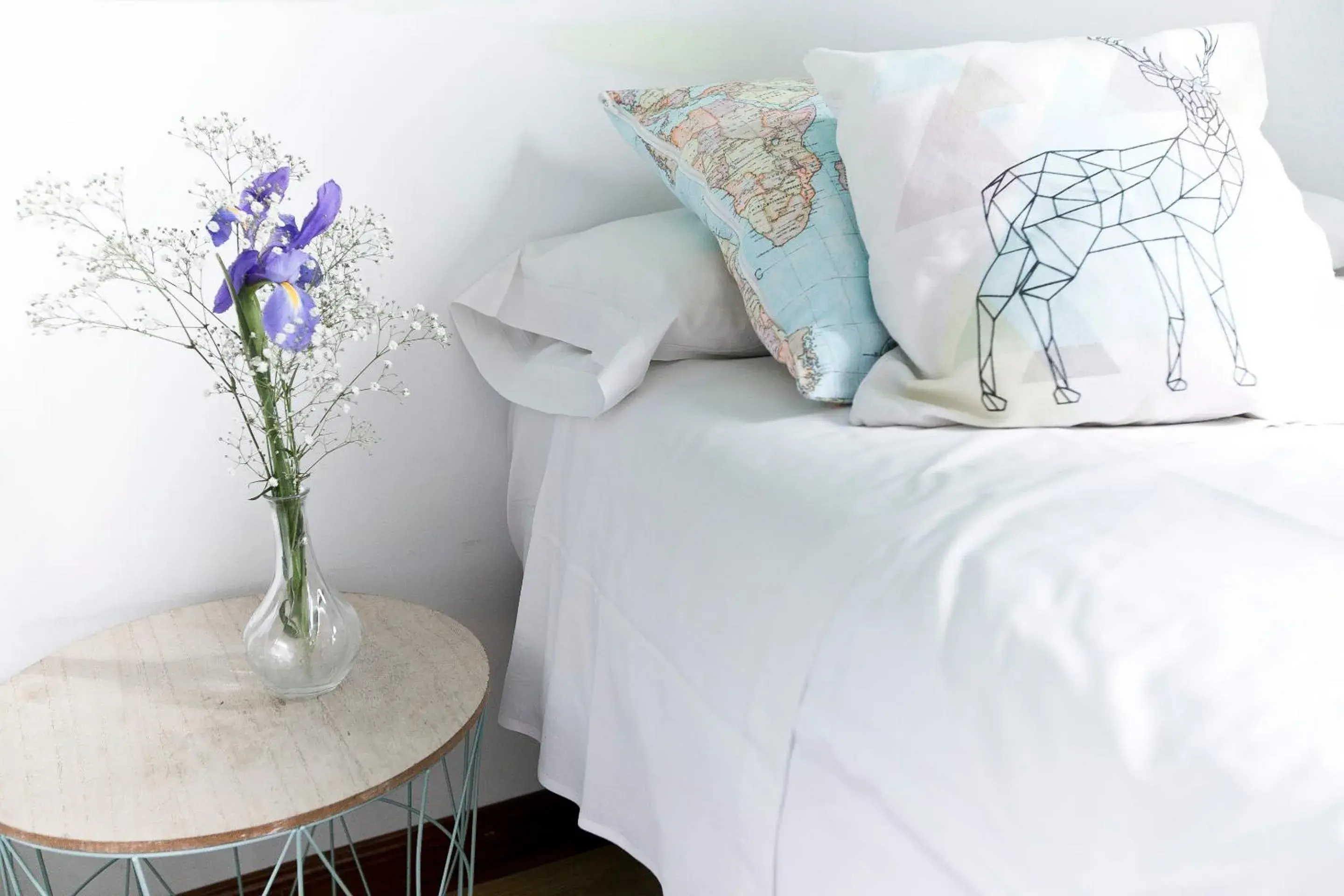 Decorative detail, Bed in Vázquez de Mella Gran Vía Decorative detail, Bed in Vázquez de Mella Gran Vía