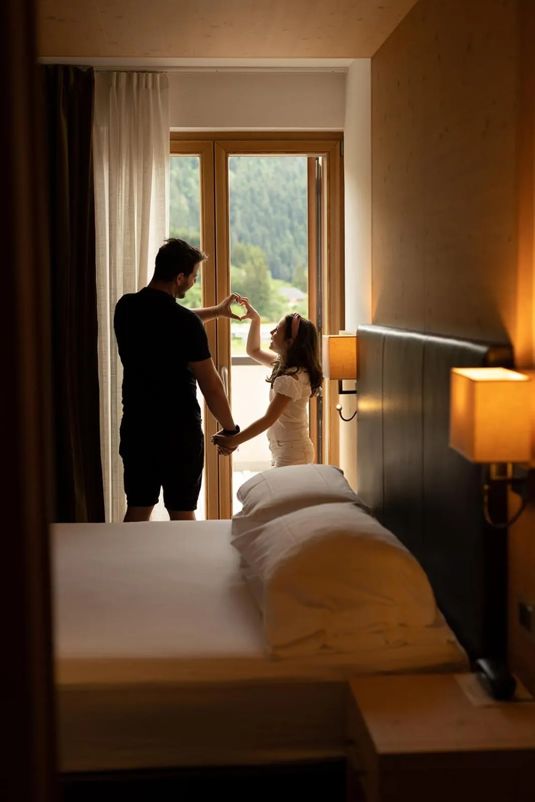 Bed in Family Hotel Serena