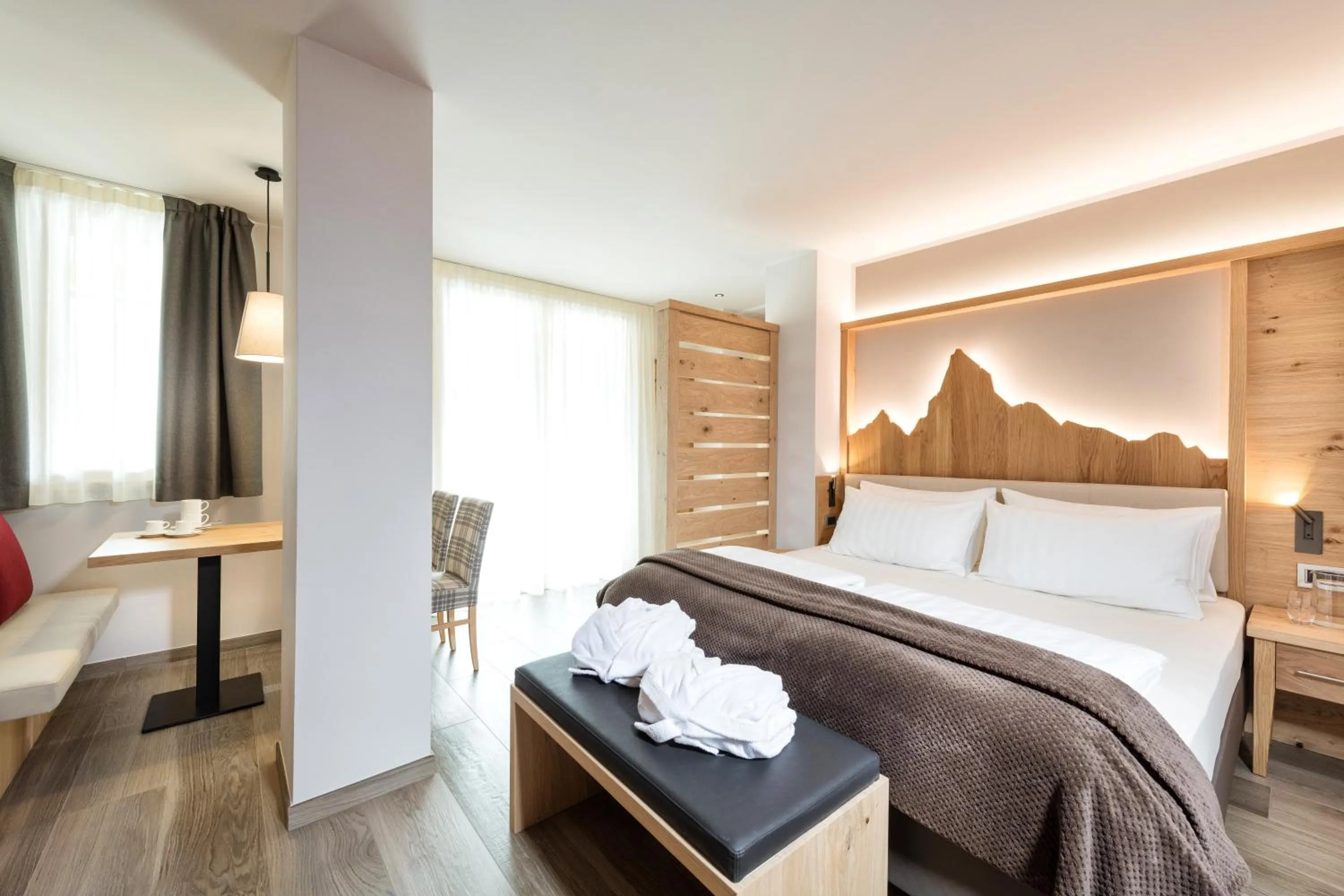 Bed in Family Hotel Serena