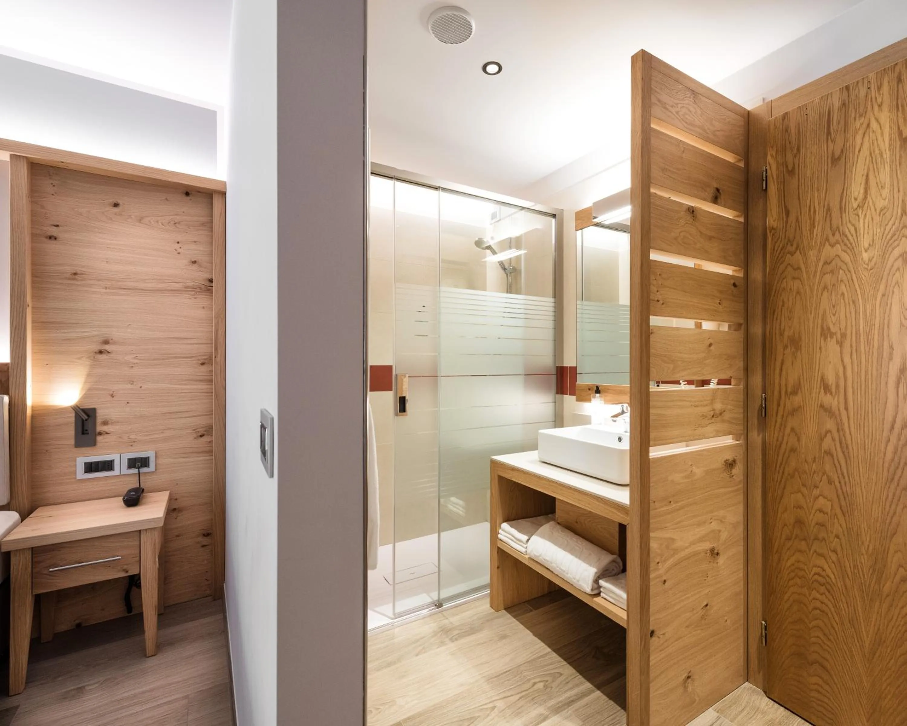 Bed in Family Hotel Serena