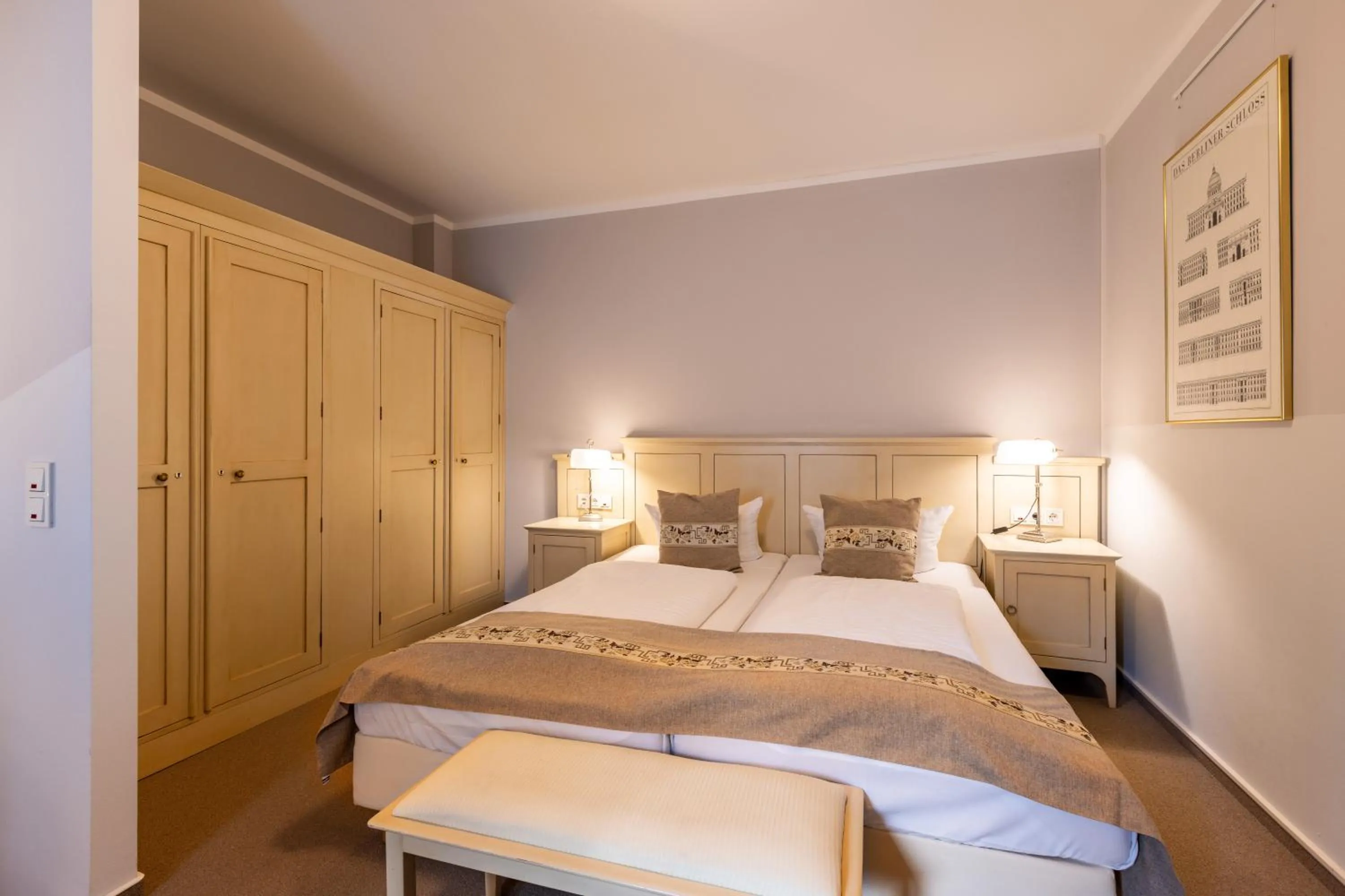 Bed in Café Wildau Hotel & Restaurant am Werbellinsee