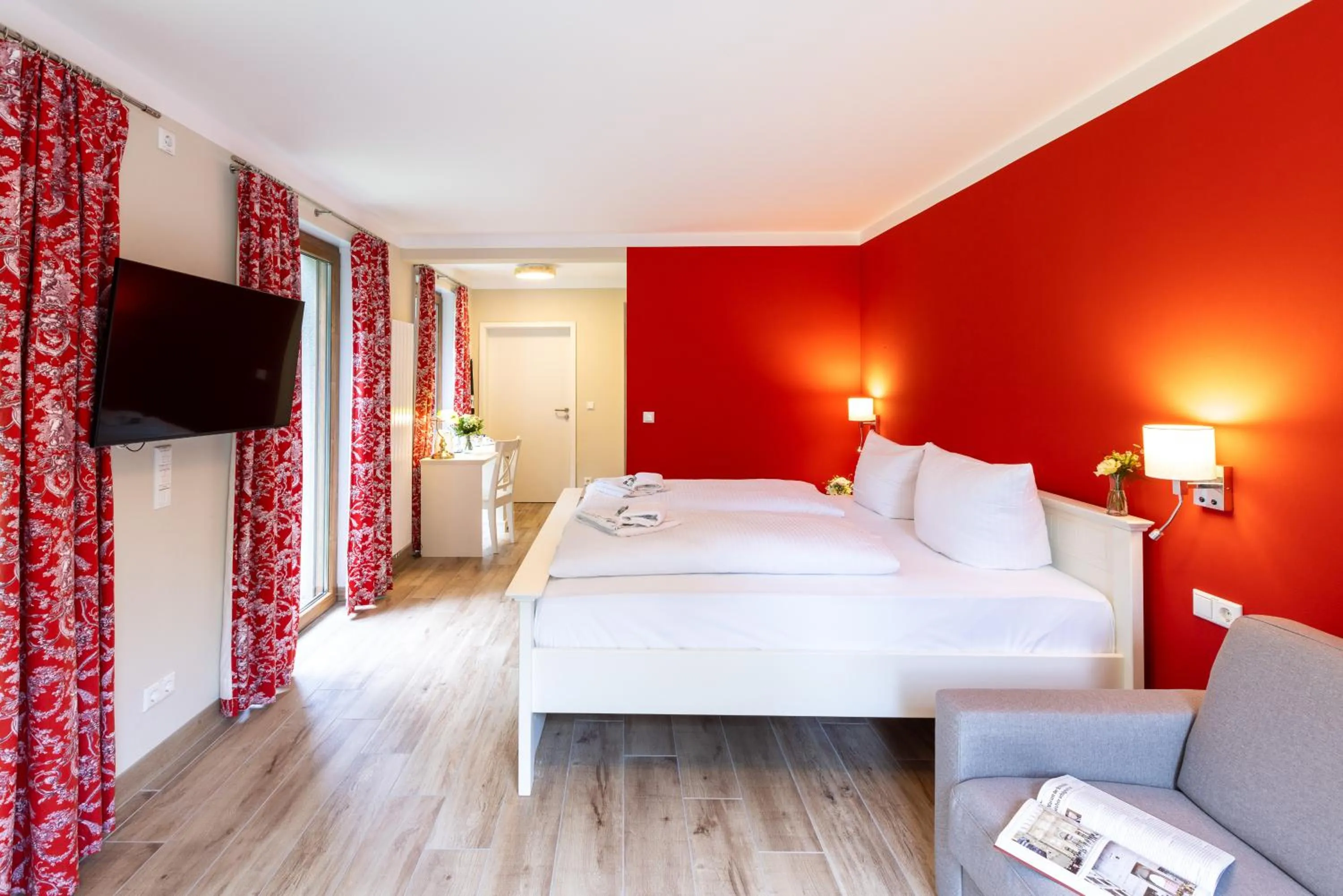 Bed in Café Wildau Hotel & Restaurant am Werbellinsee