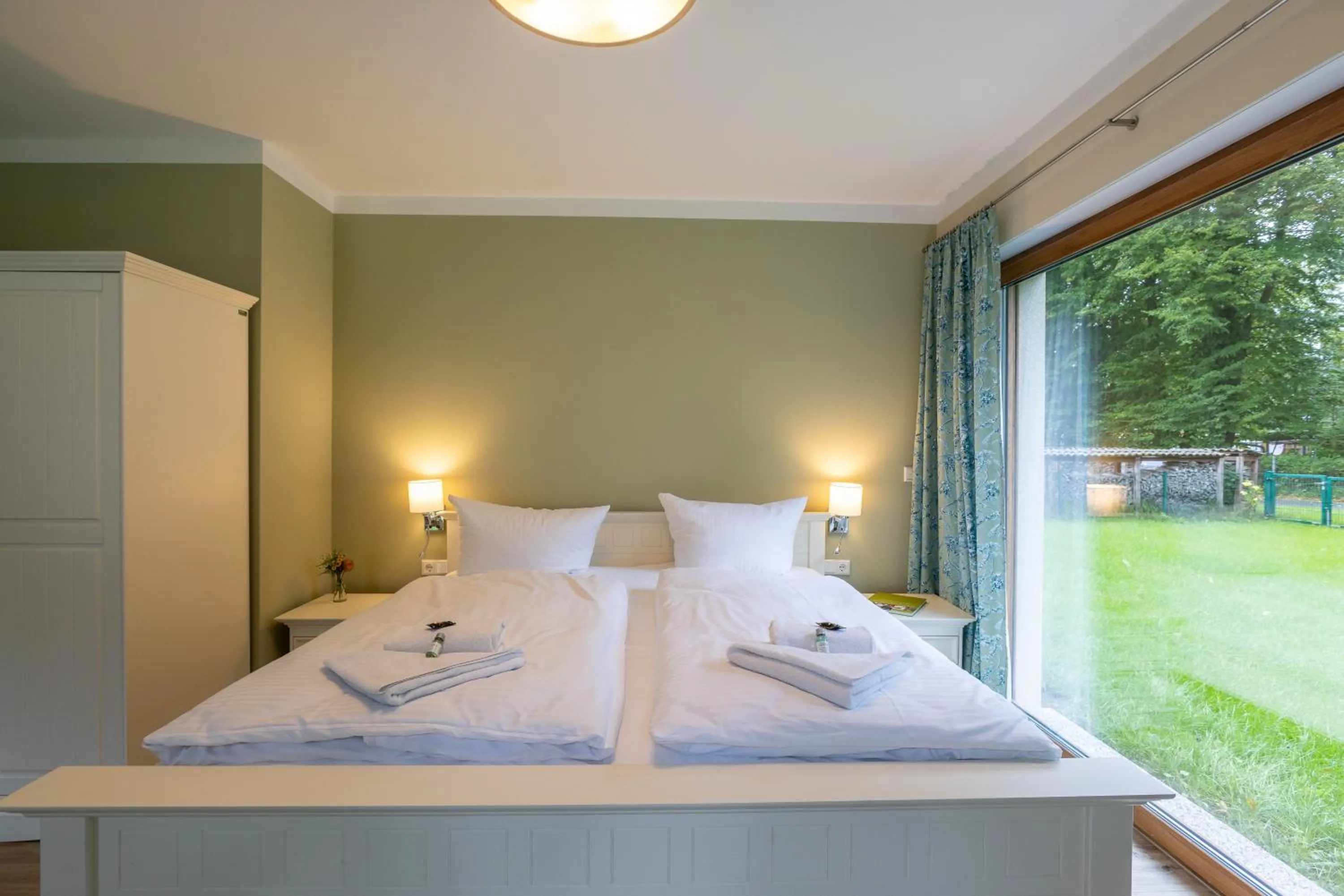 Bed in Café Wildau Hotel & Restaurant am Werbellinsee