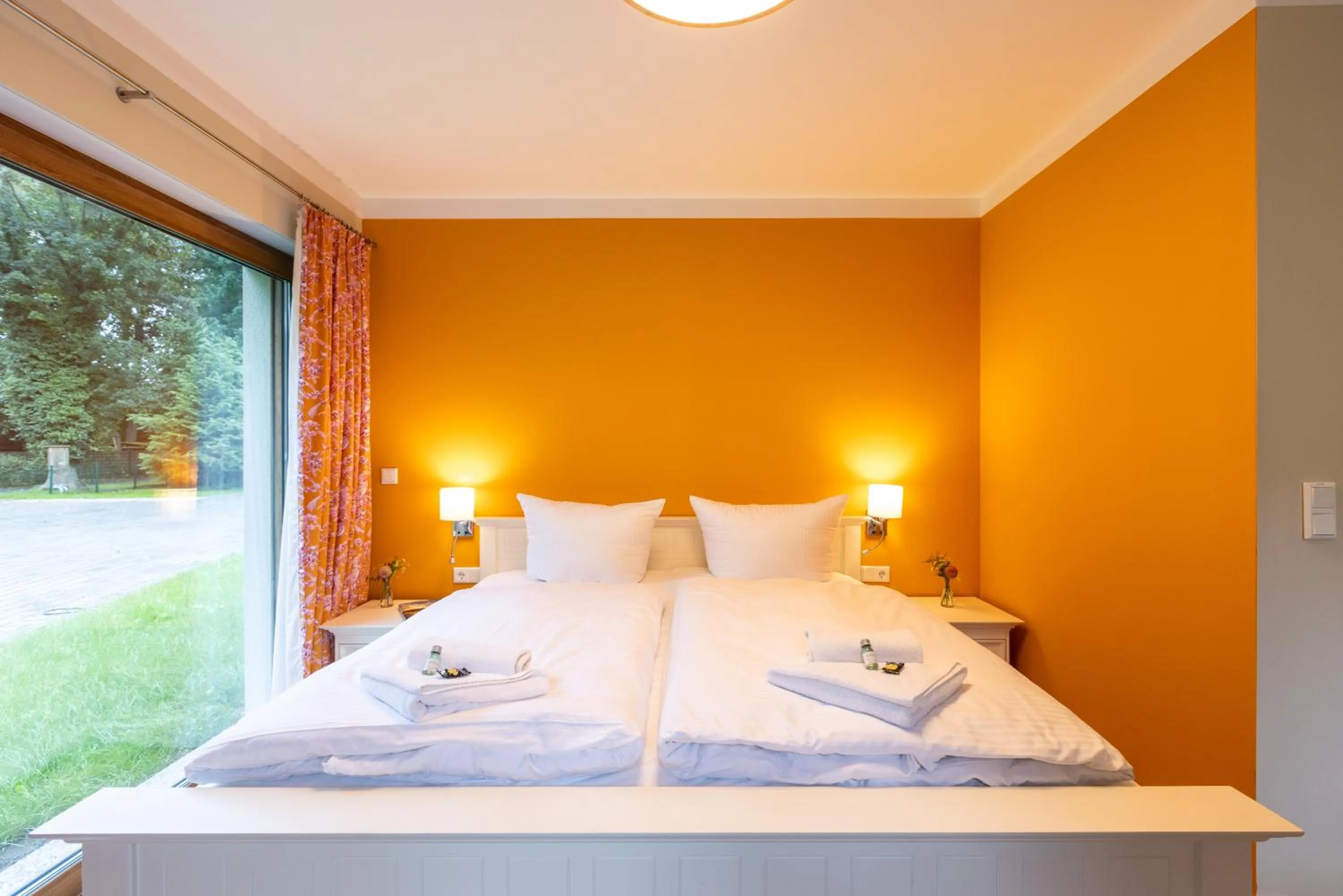 Bed in Café Wildau Hotel & Restaurant am Werbellinsee