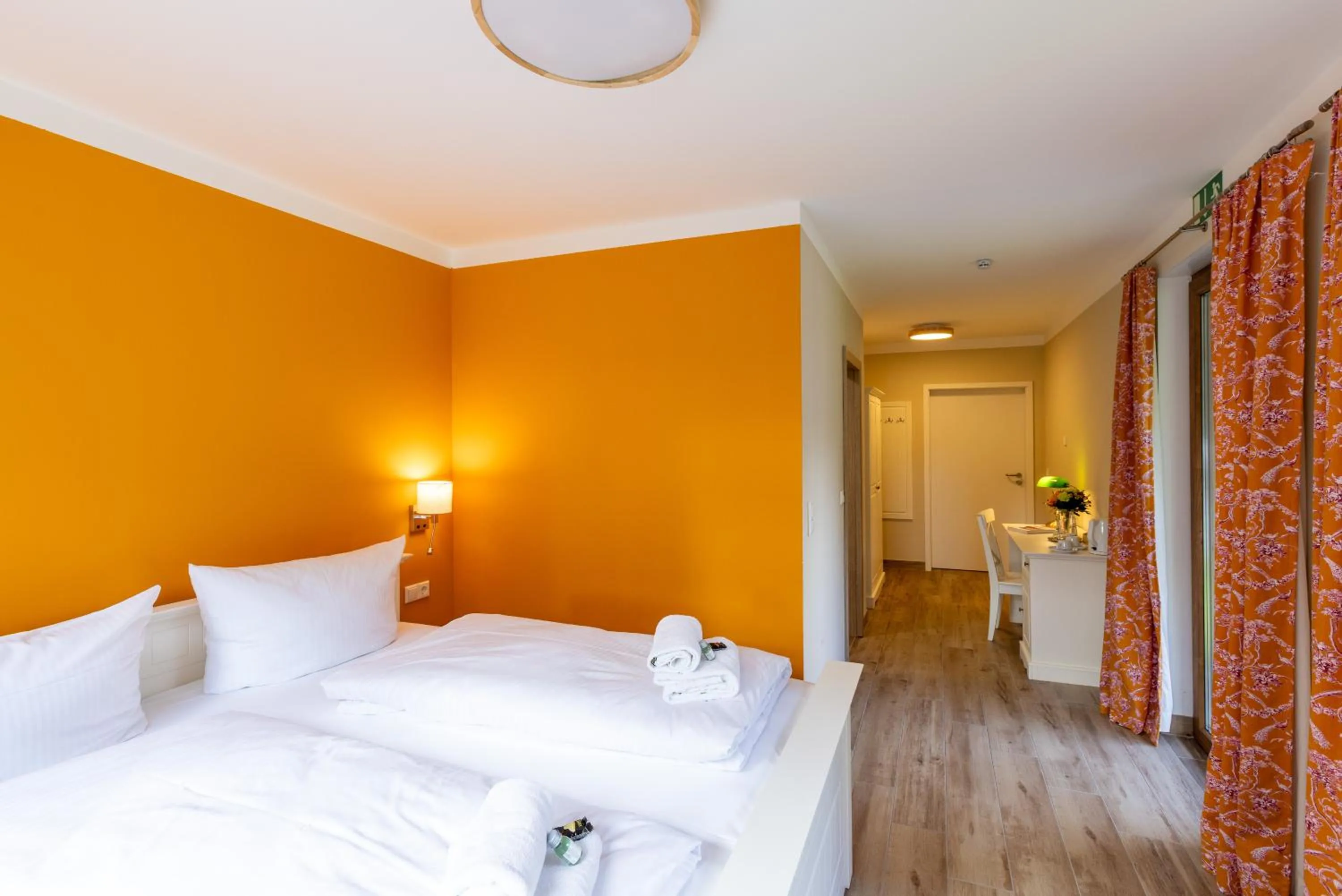 Bed in Café Wildau Hotel & Restaurant am Werbellinsee