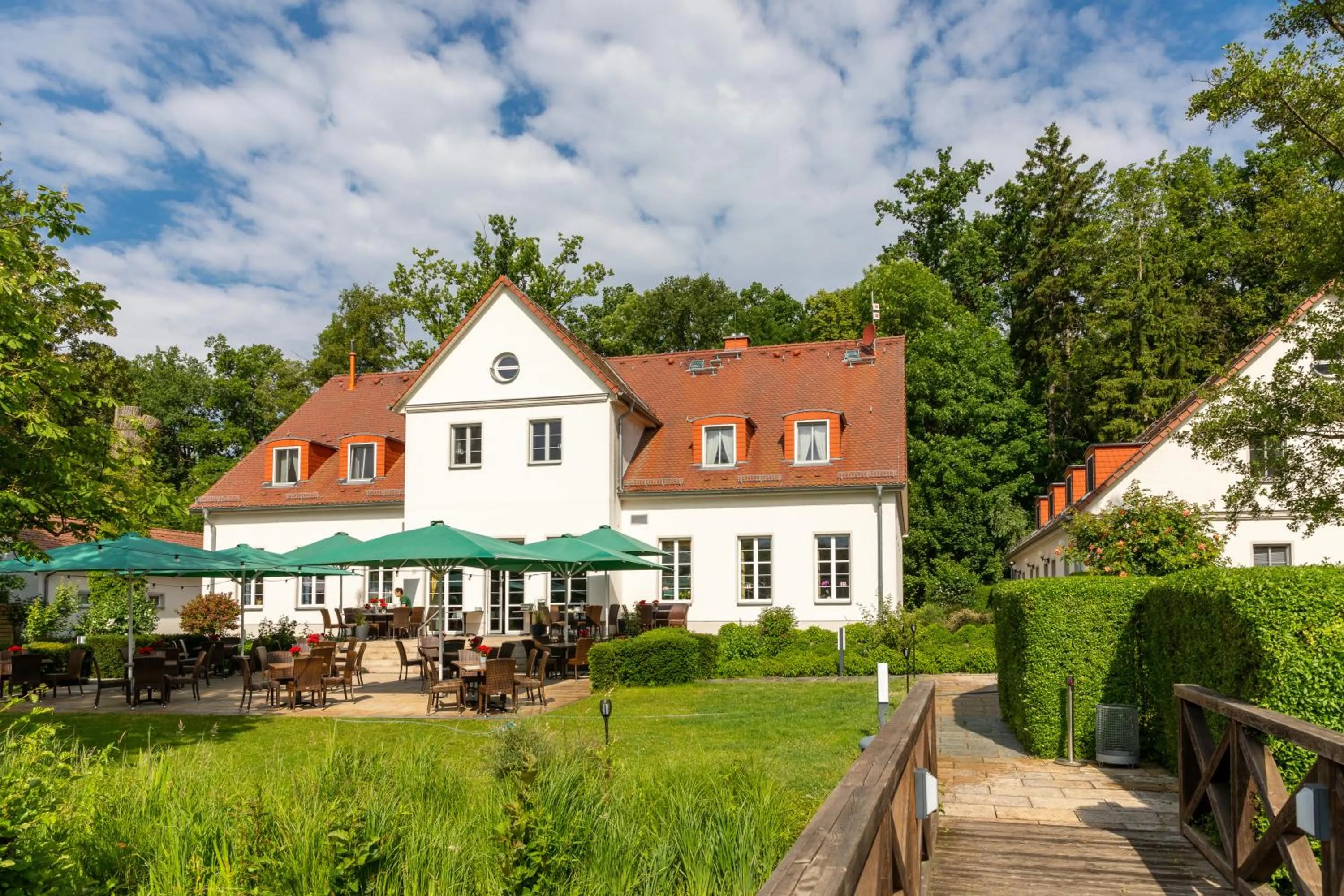 Property building in Café Wildau Hotel & Restaurant am Werbellinsee