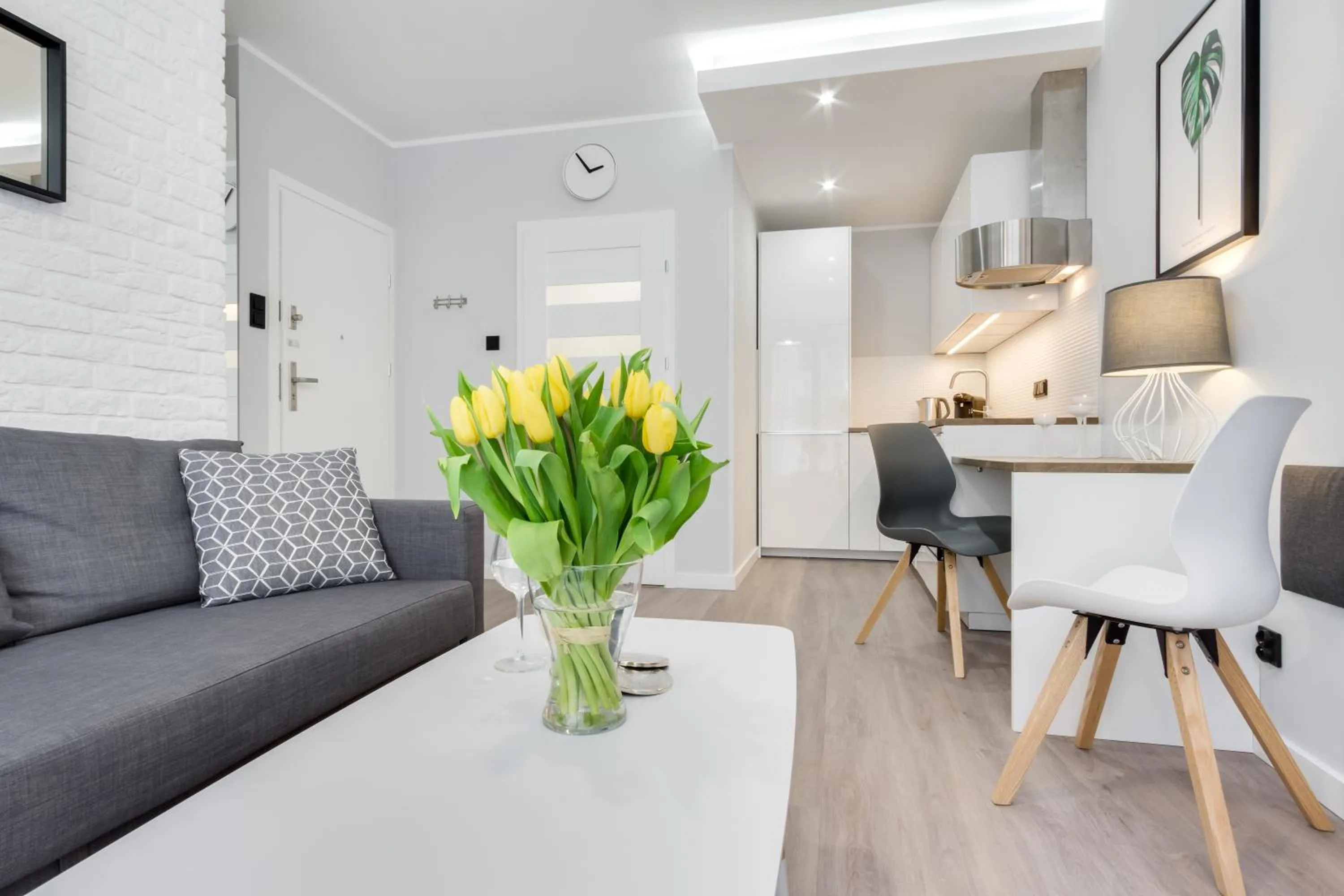 Kitchen or kitchenette in Elite Apartments SPA Zone