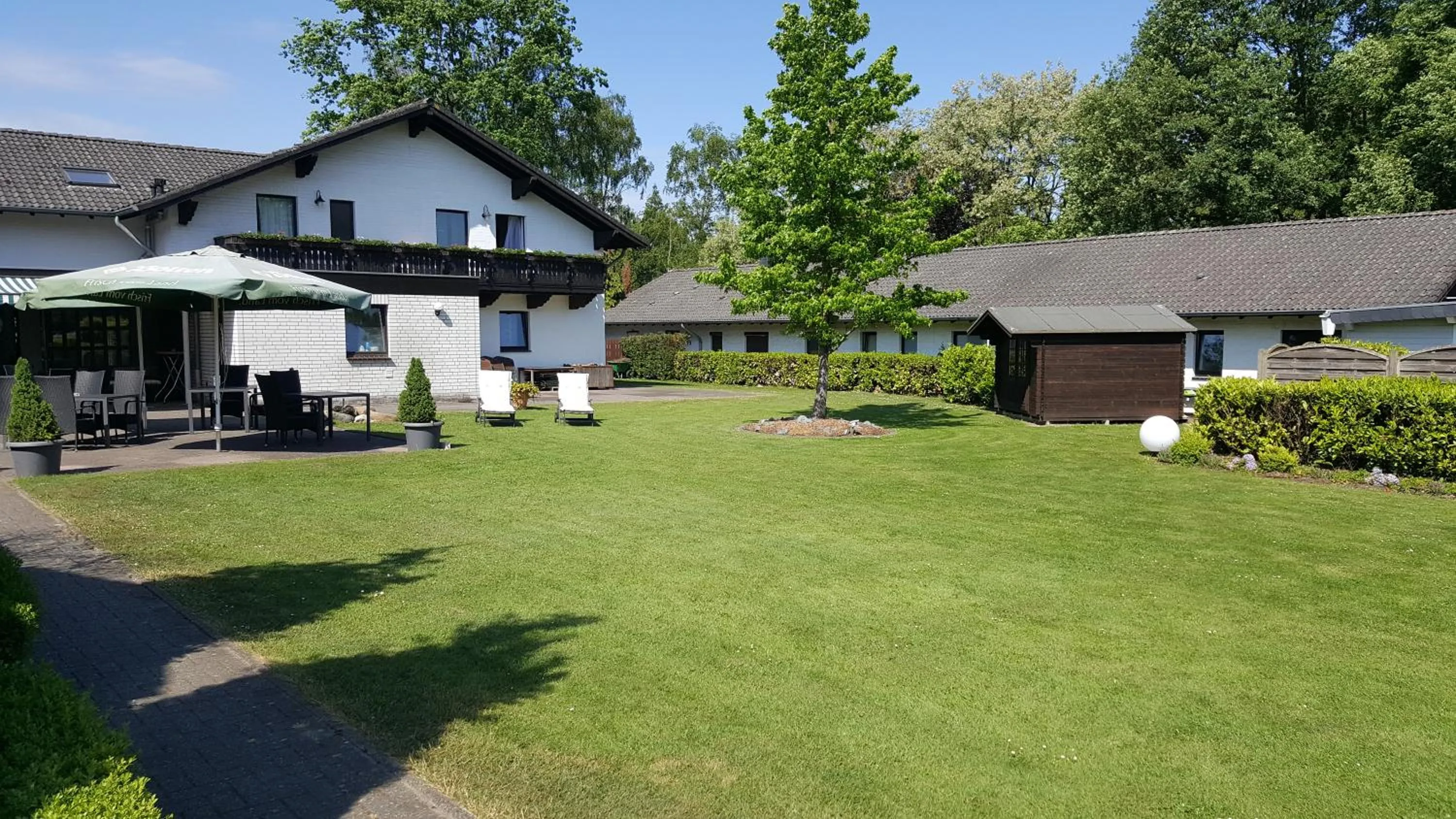 Balcony/Terrace in Landhotel Linden am Venekotensee