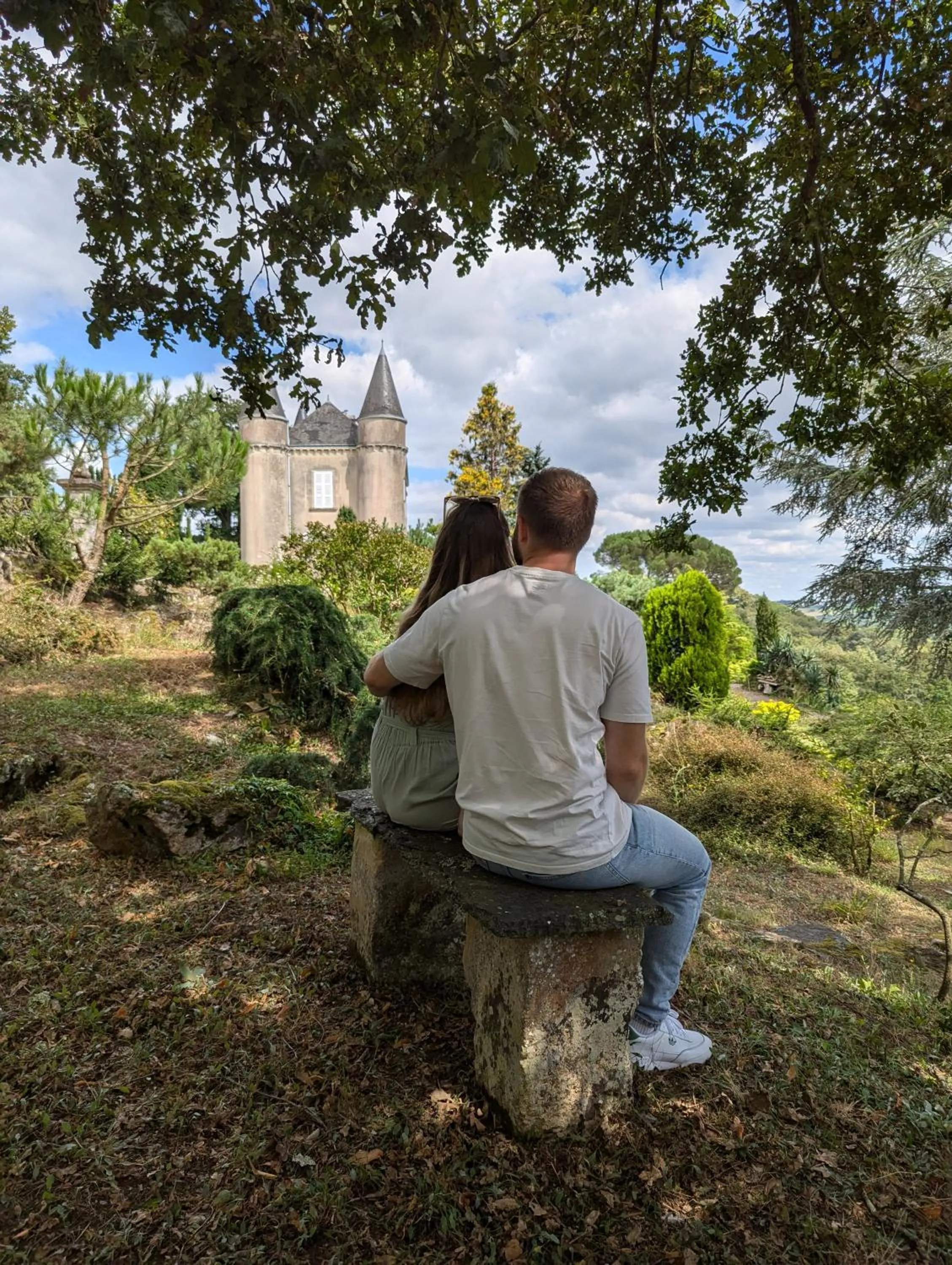 Garden in Château Haute Roche