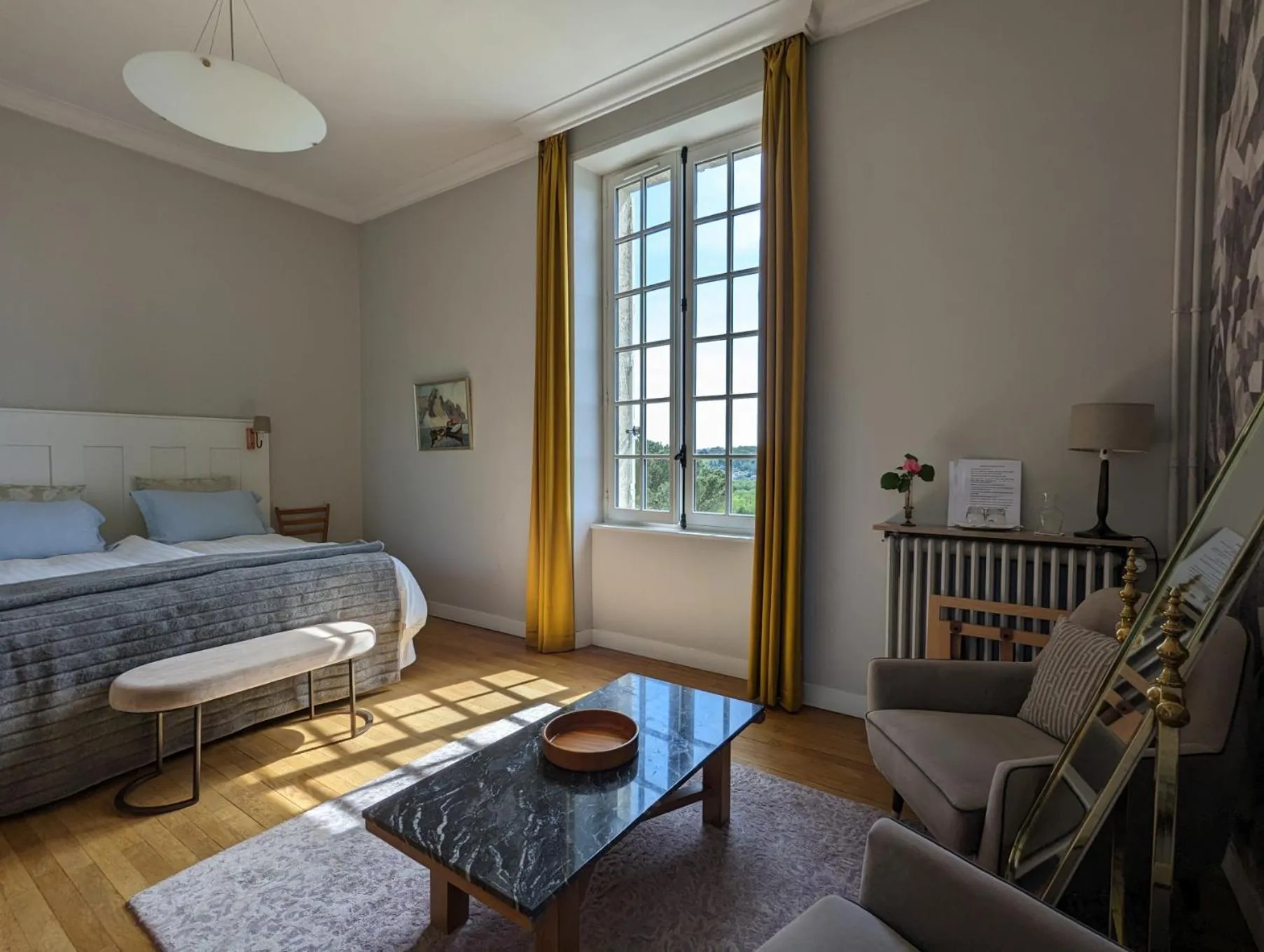 Bedroom, Bed in Château Haute Roche