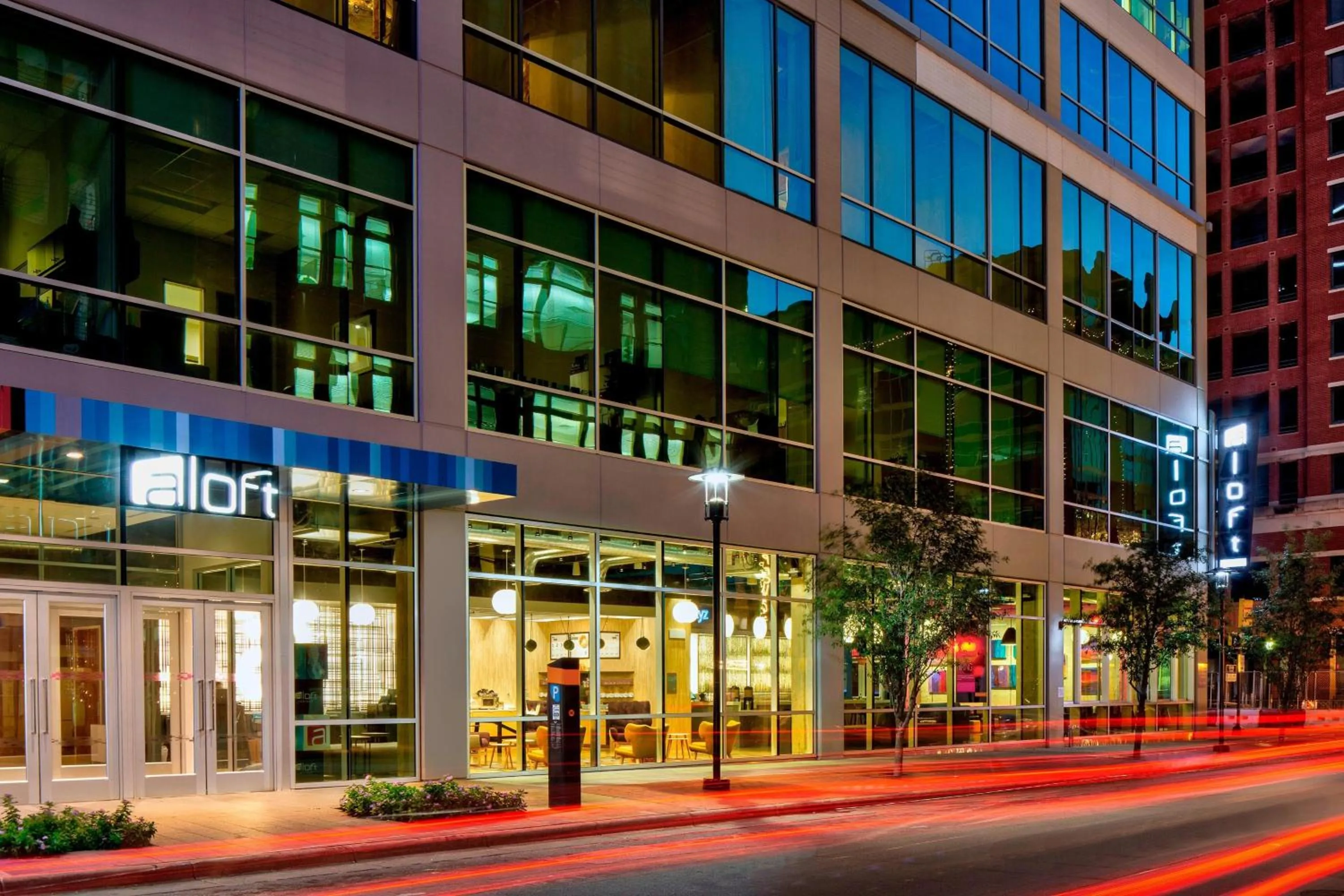 Property building in Aloft Fort Worth Downtown