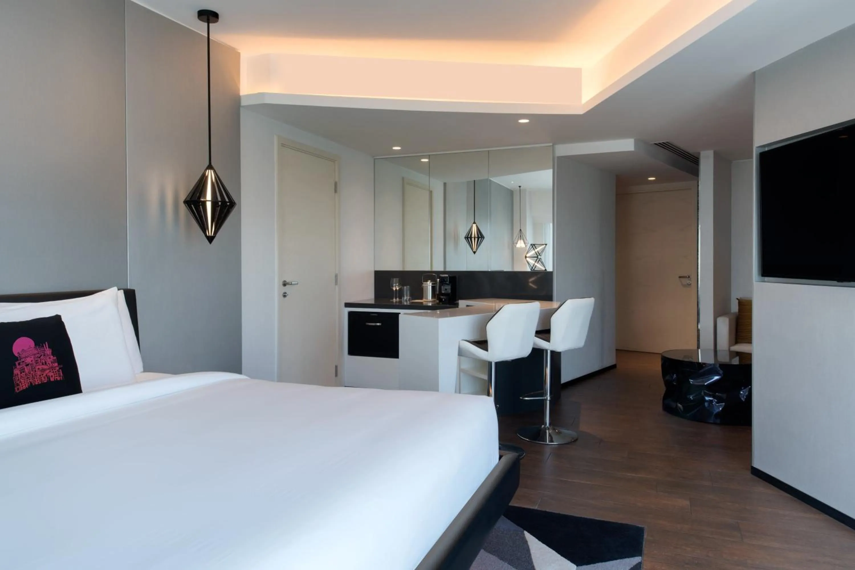 Photo of the whole room in W Amman Hotel