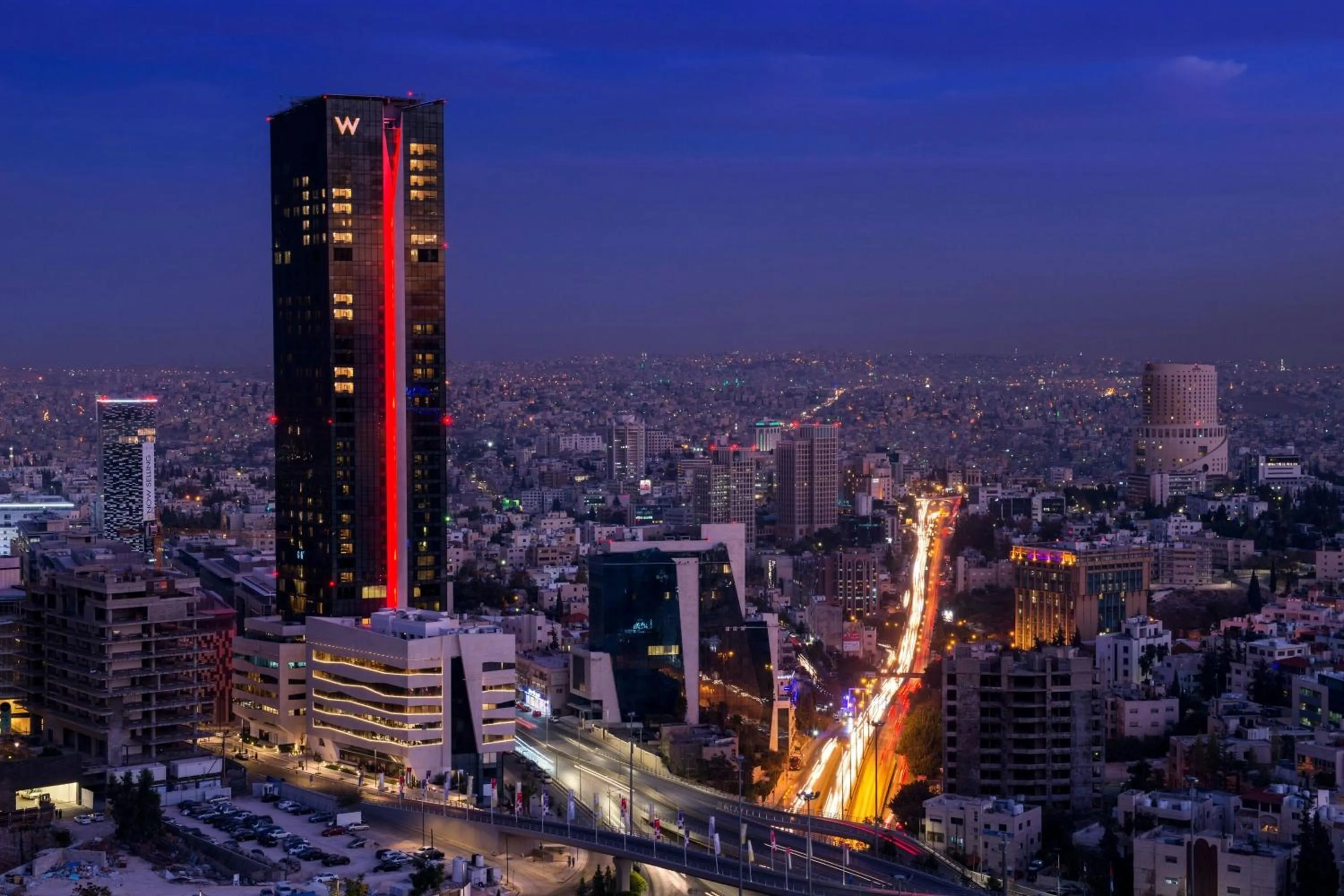 Property building in W Amman Hotel