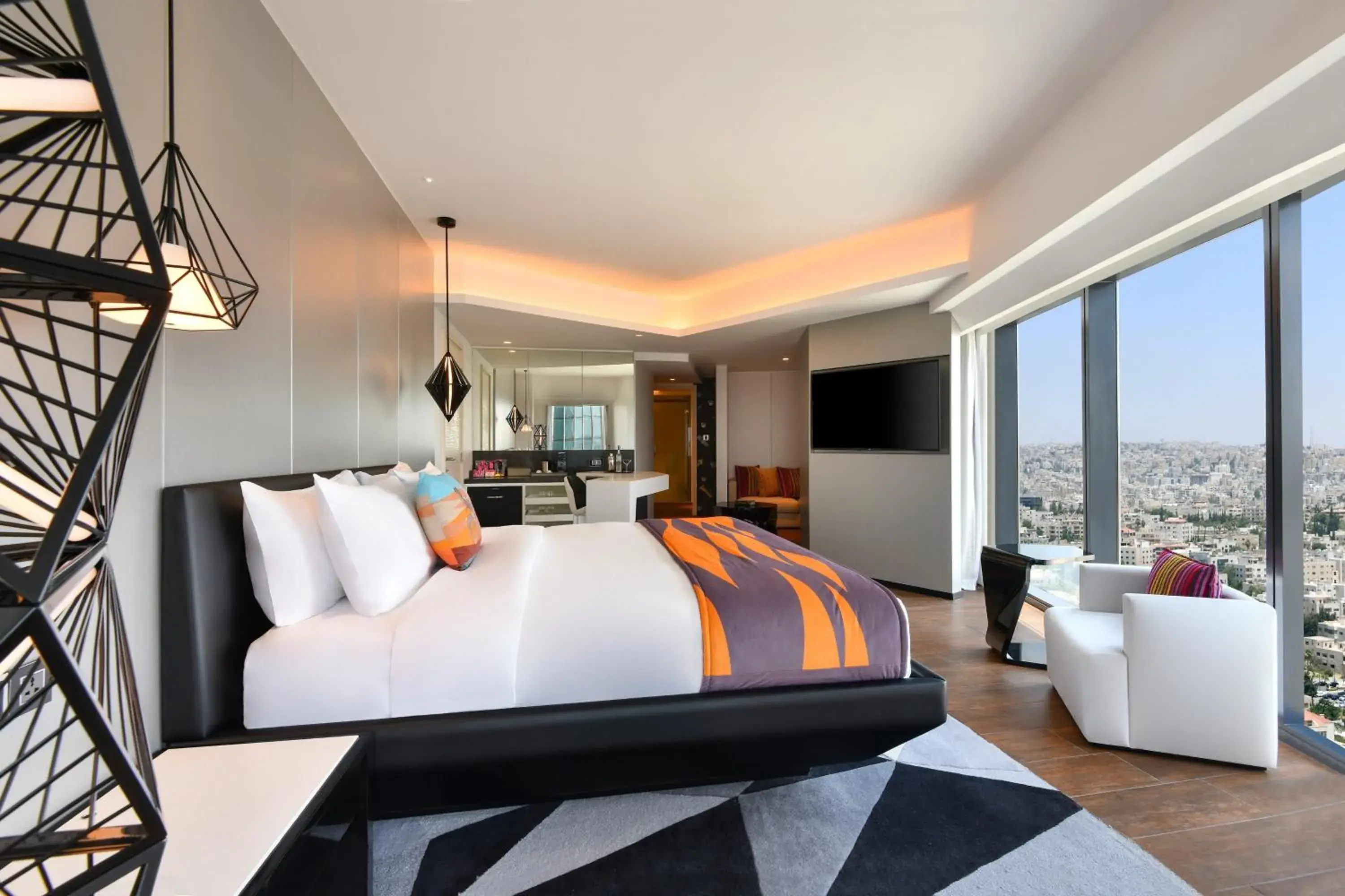 Premier Suite, 1 King Bed in W Amman Hotel Premier Suite, 1 King Bed in W Amman Hotel