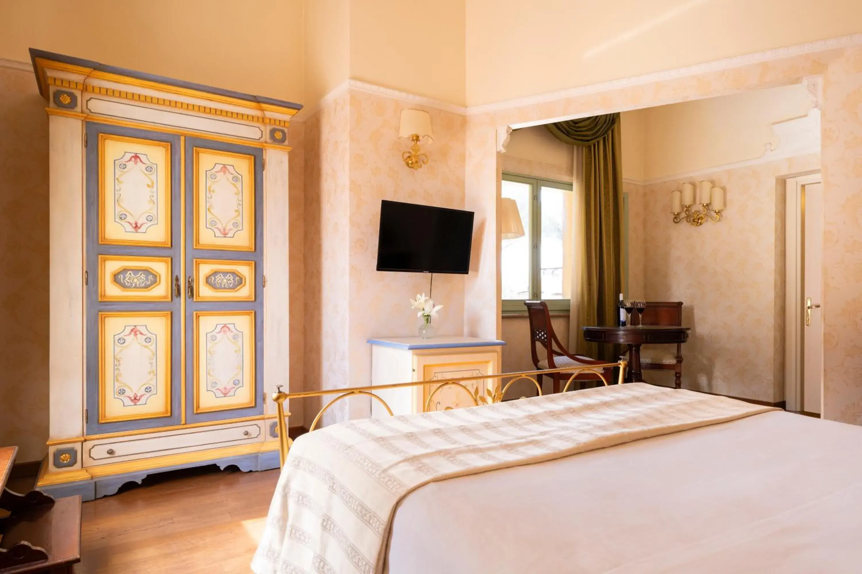 Bed in Relais Parco Dei Cavalieri Assisi Bed in Relais Parco Dei Cavalieri Assisi