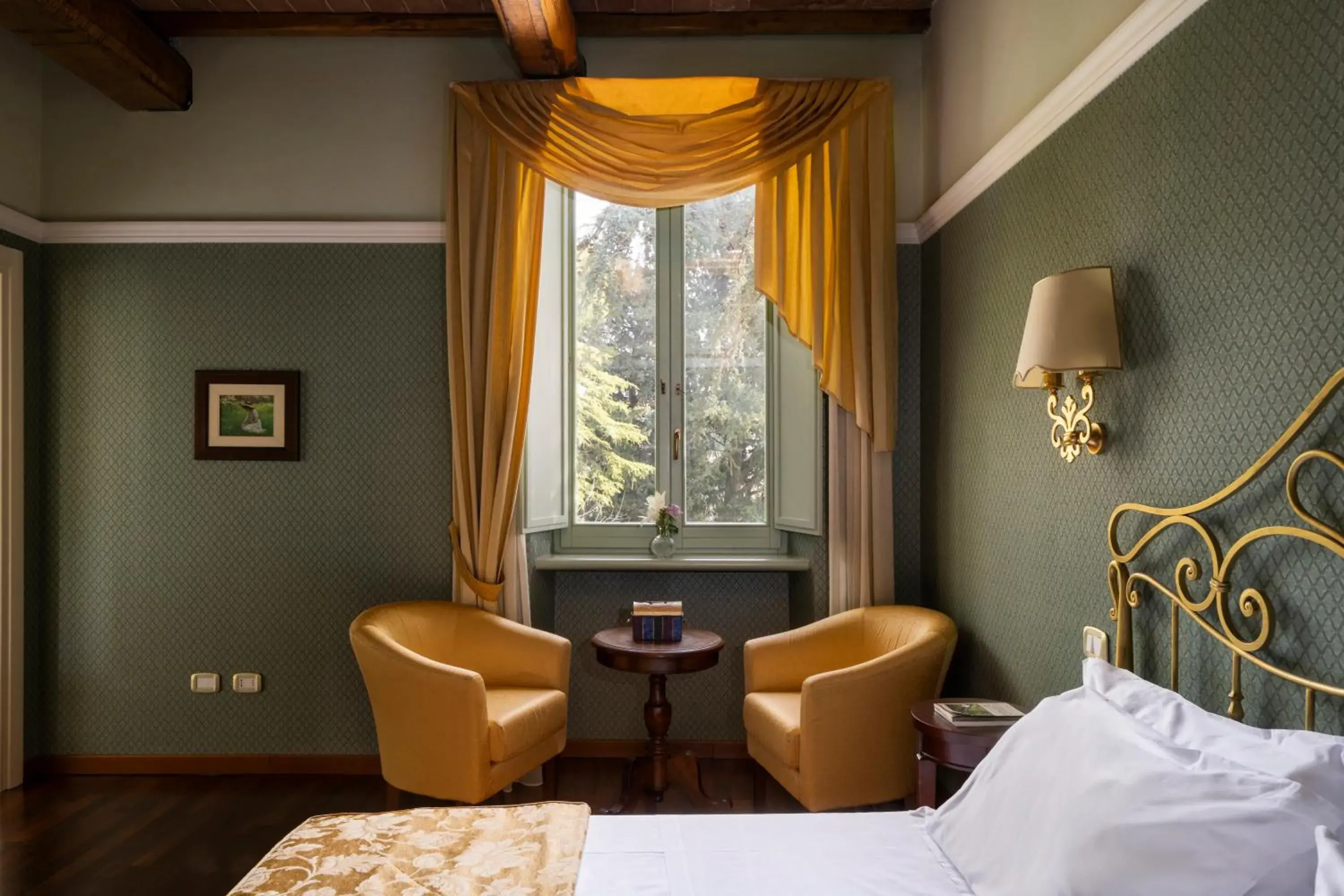 Bed in Relais Parco Dei Cavalieri Assisi Bed in Relais Parco Dei Cavalieri Assisi