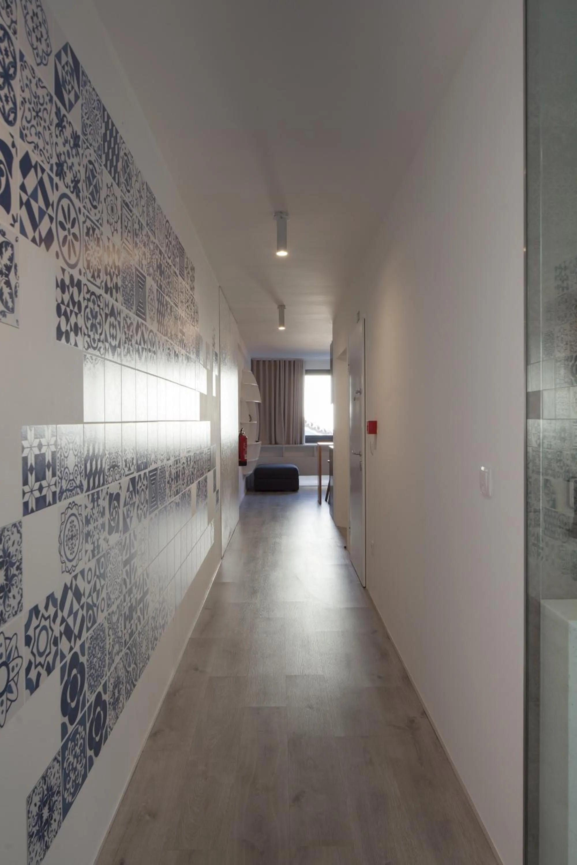 Decorative detail in 7 Gaia Roaster Apartments