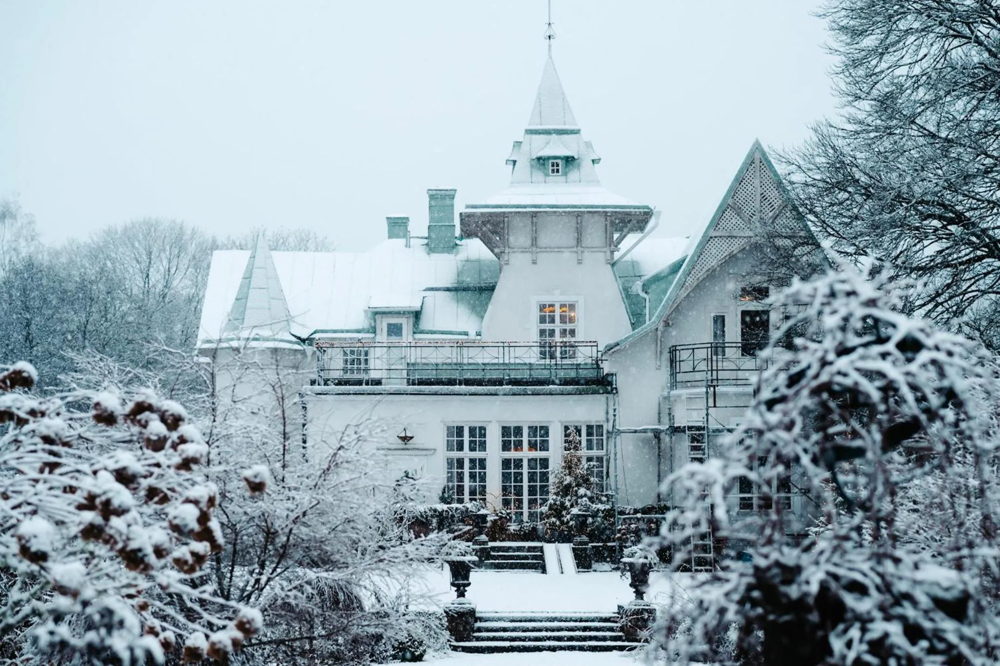 Facade/entrance in Villa Gransholm