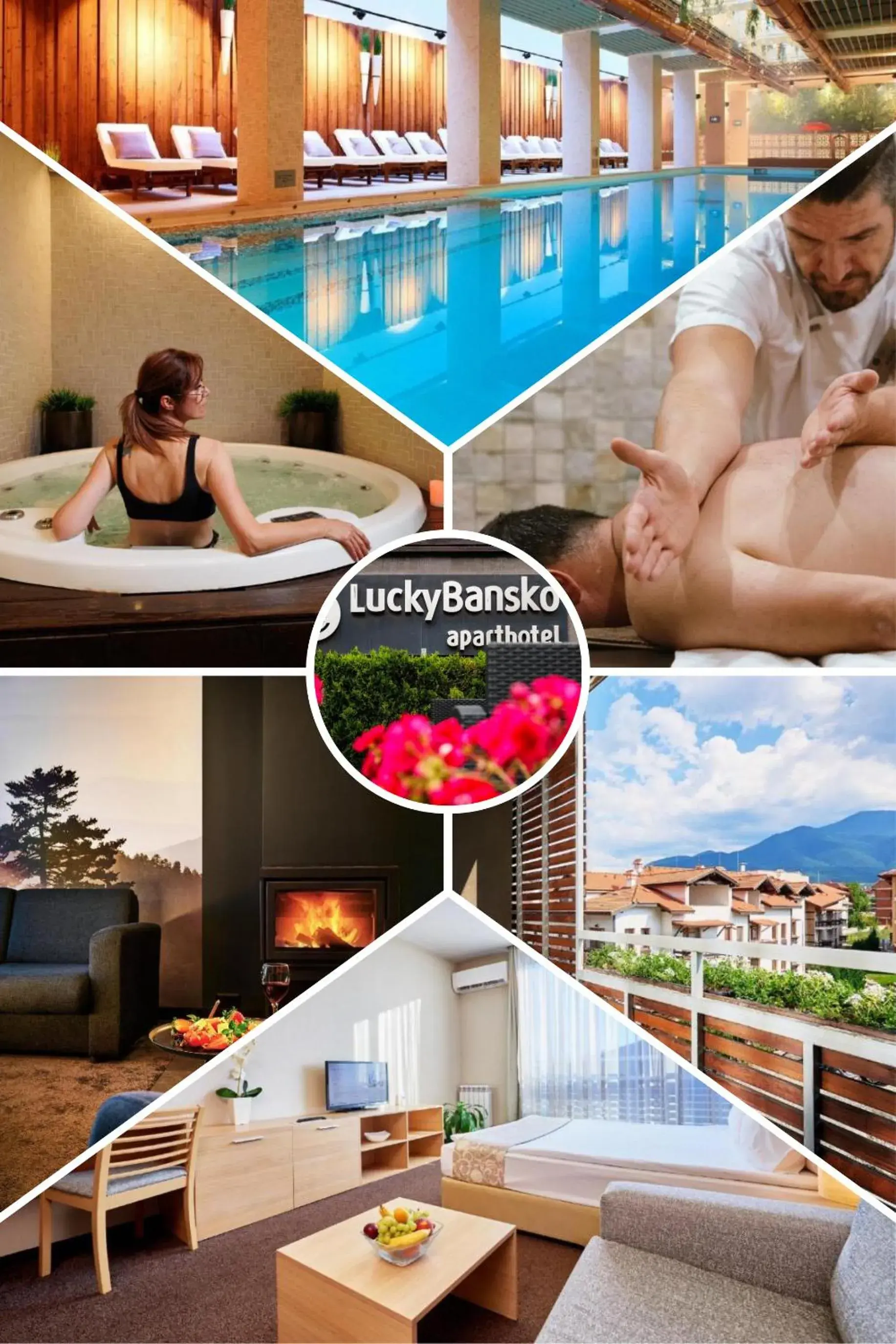 Property building in Lucky Bansko Aparthotel SPA & Relax Property building in Lucky Bansko Aparthotel SPA & Relax