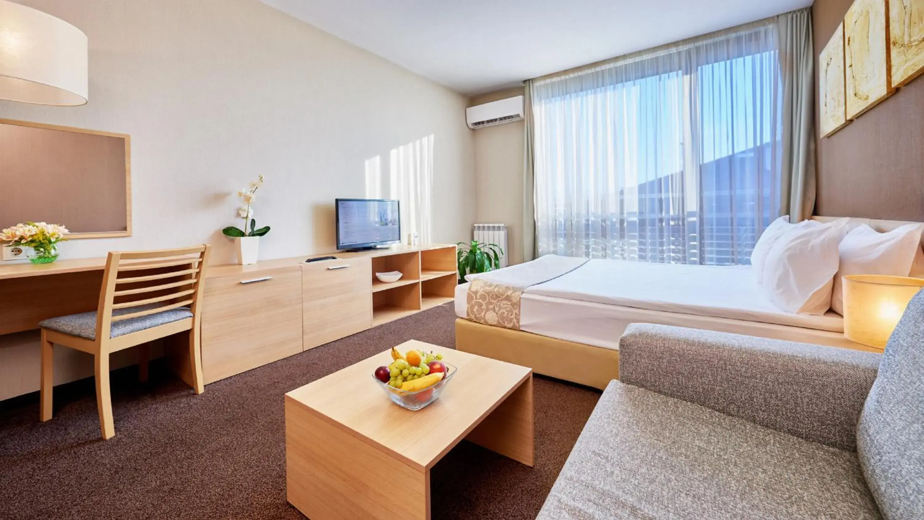Bed in Lucky Bansko Aparthotel SPA & Relax Bed in Lucky Bansko Aparthotel SPA & Relax