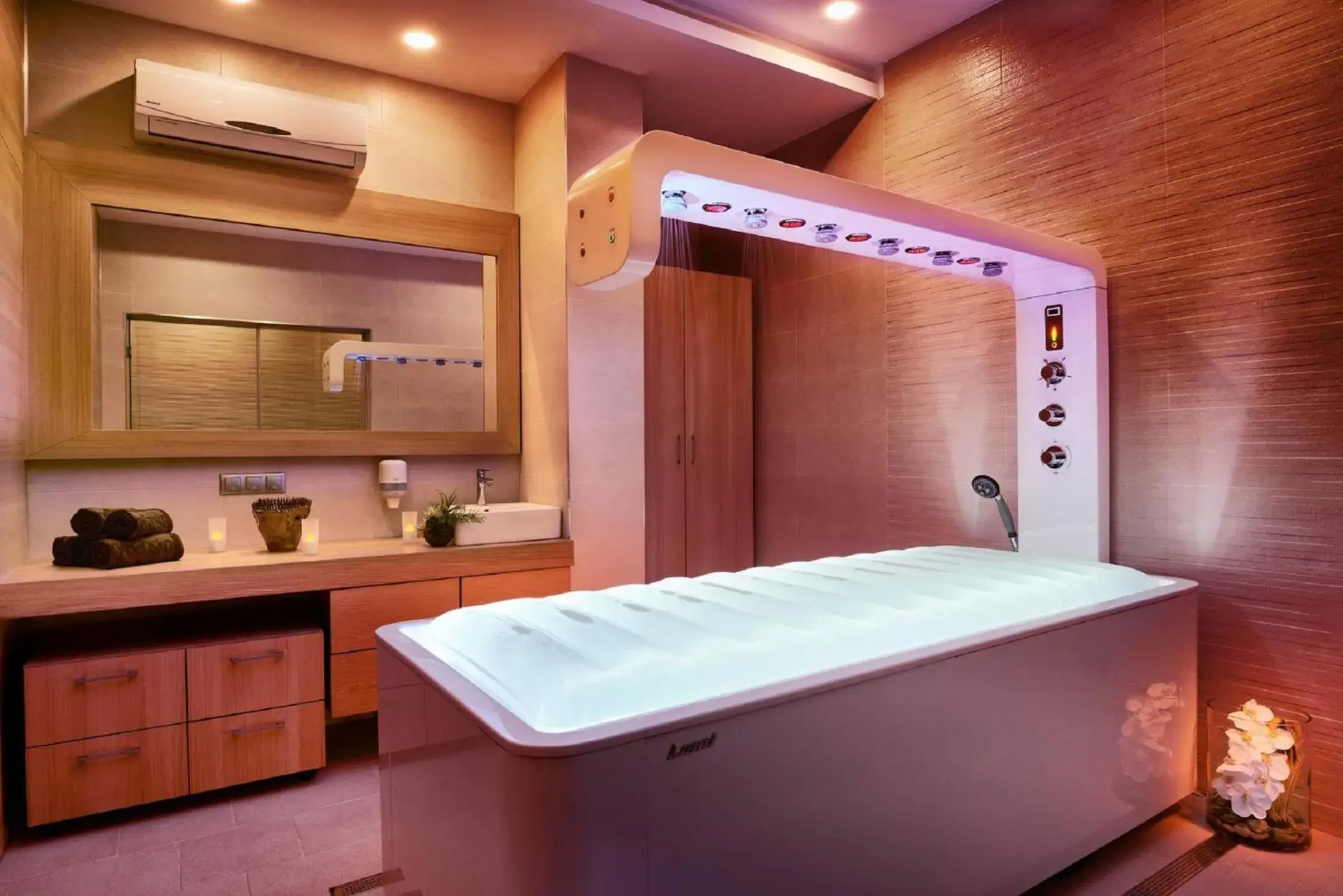 Spa and wellness centre/facilities, Bed in Lucky Bansko Aparthotel SPA & Relax Spa and wellness centre/facilities, Bed in Lucky Bansko Aparthotel SPA & Relax