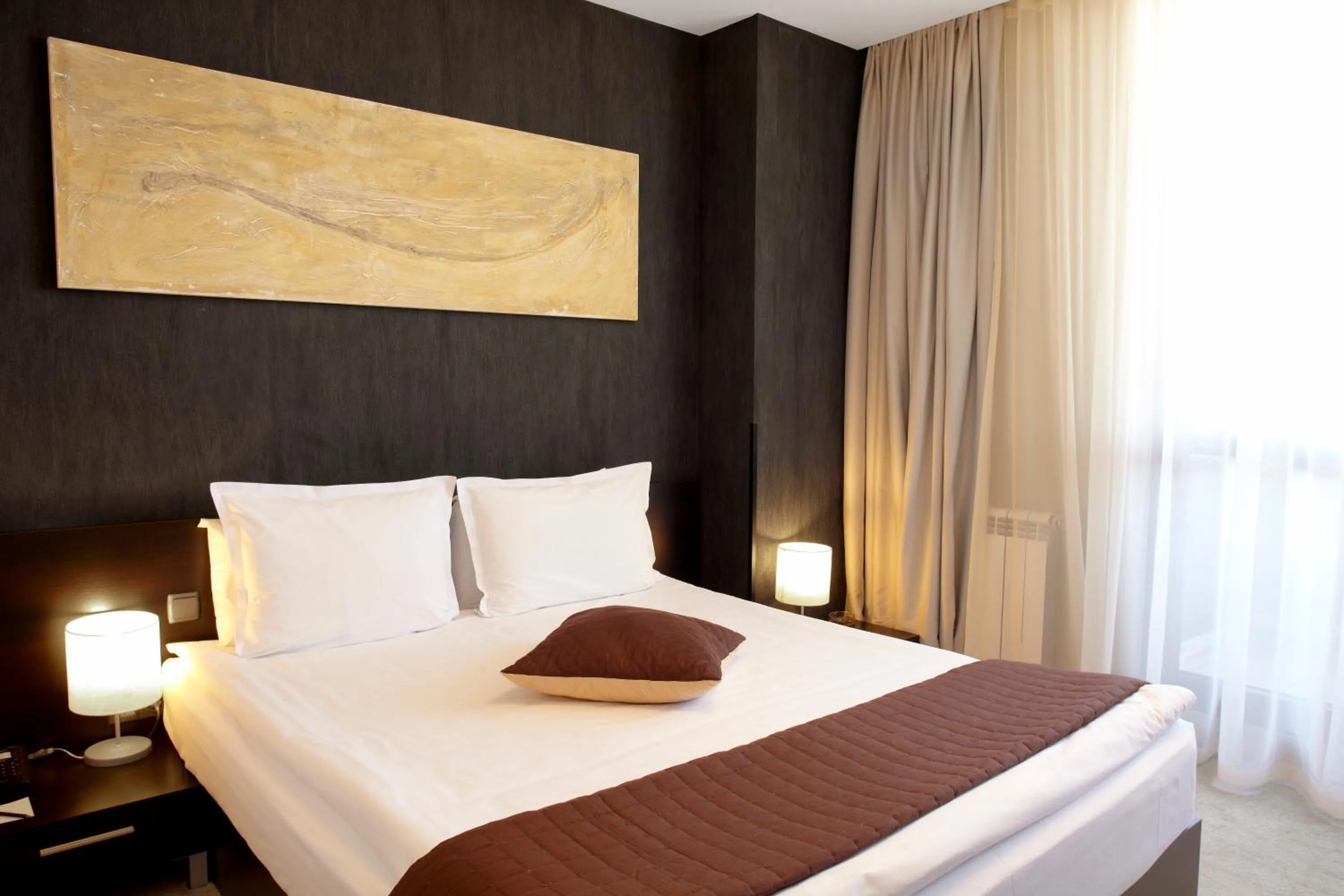 Bed in Lucky Bansko Aparthotel SPA & Relax