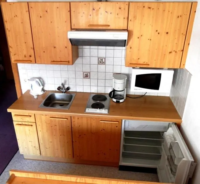 Kitchen or kitchenette in Gasthof Sonnalm
