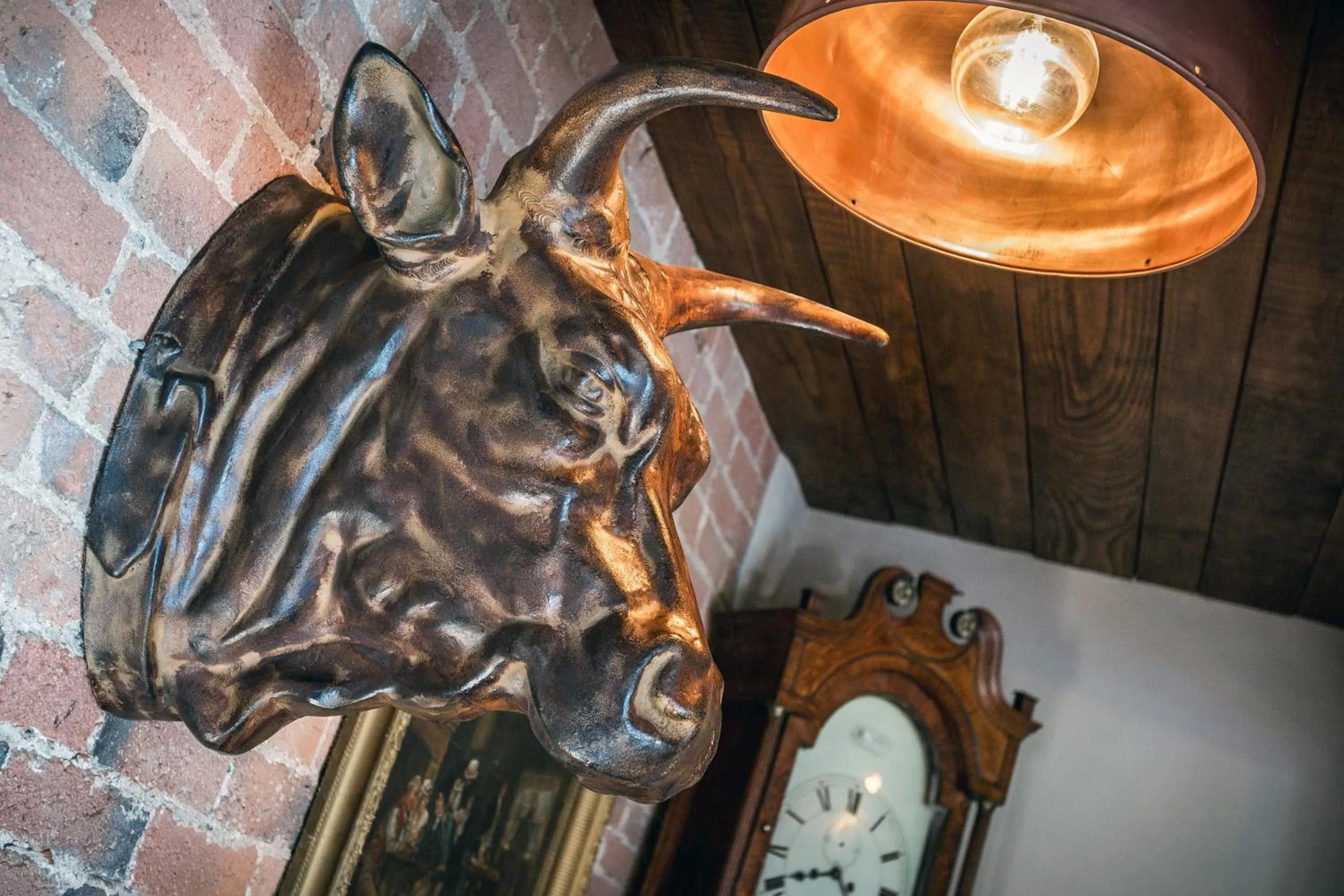 Decorative detail in The Cow Dalbury