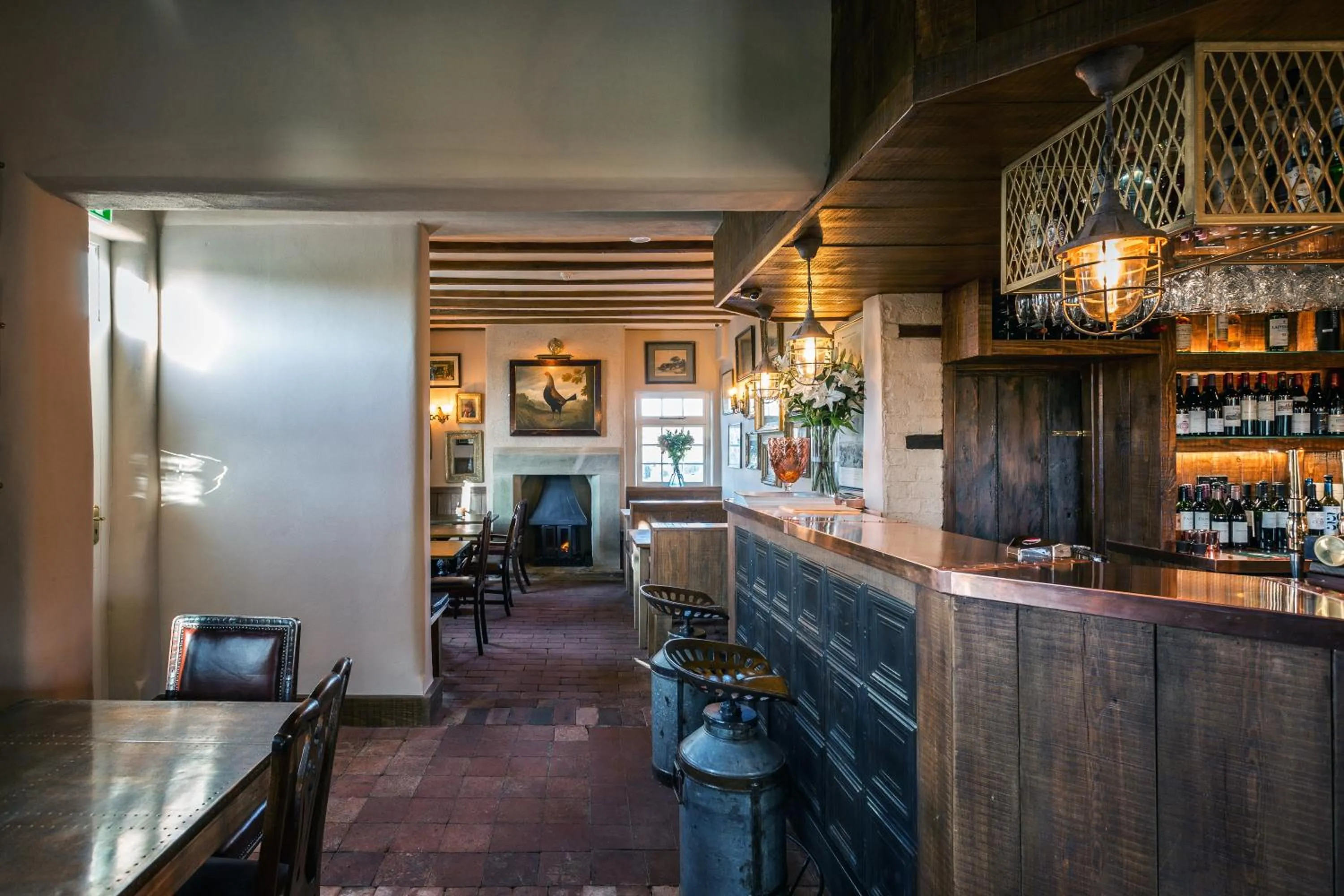 Dining area in The Cow Dalbury