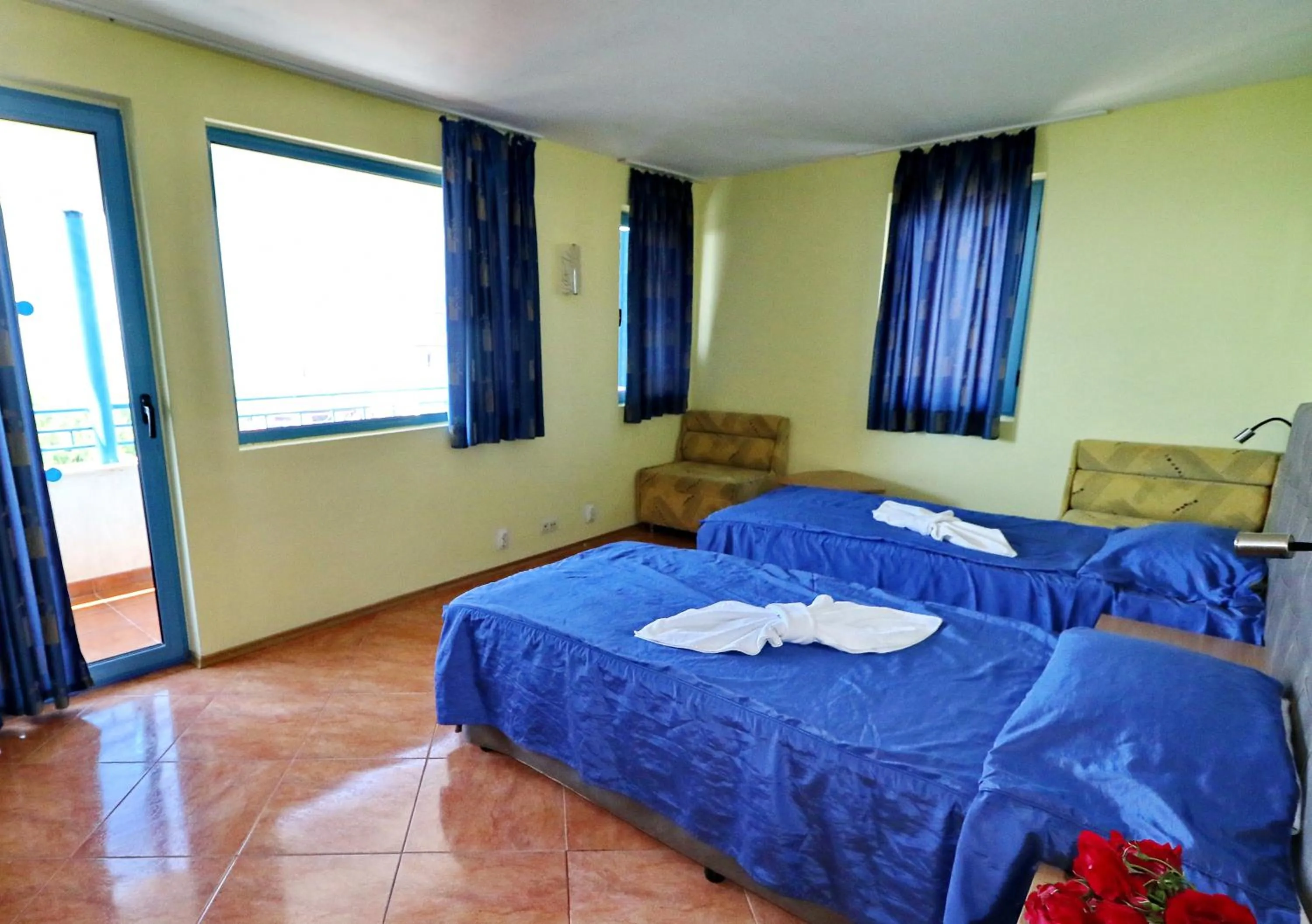 Bed in Bora Bora Hotel