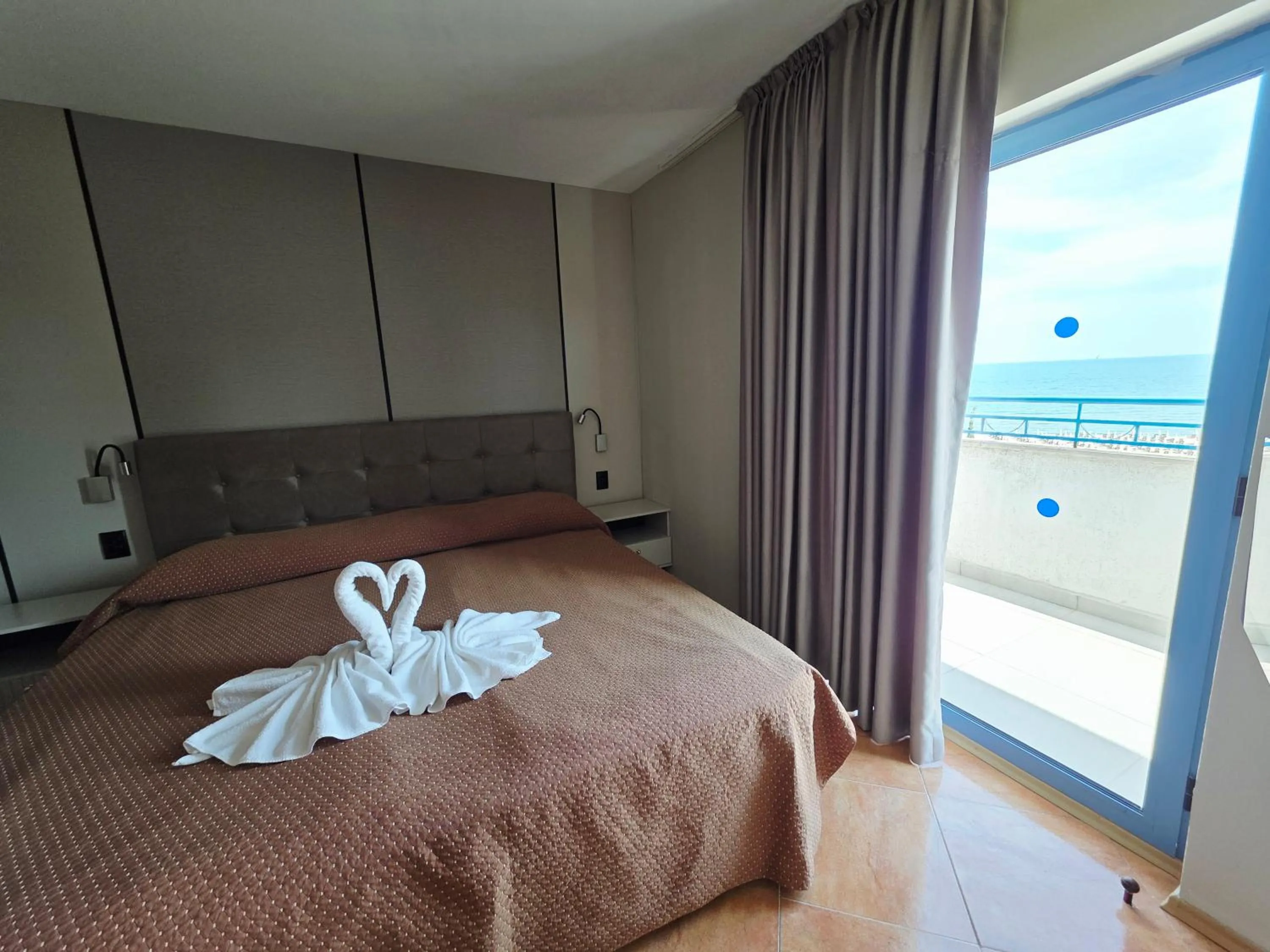 Bed in Bora Bora Hotel