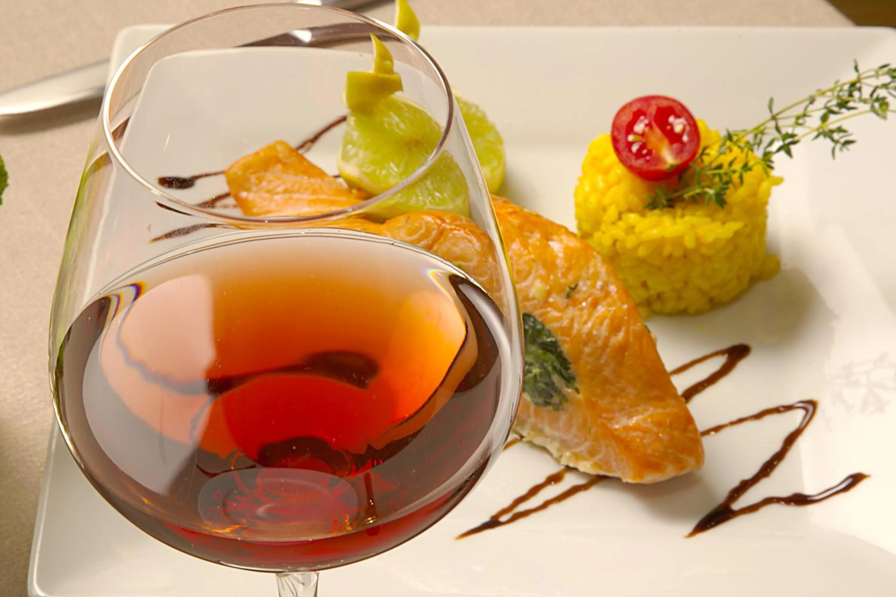 Food close-up in Triada Hotel