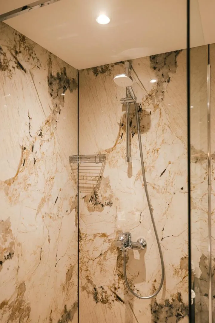 Shower in Triada Hotel